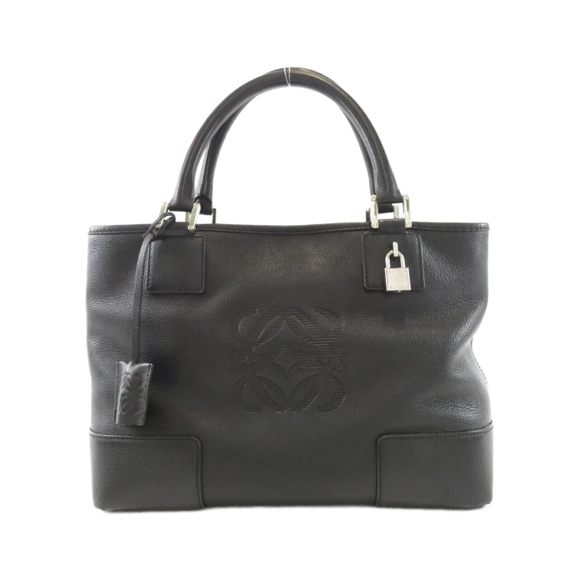 Loewe Black Leather Handbag (Pre-Owned)