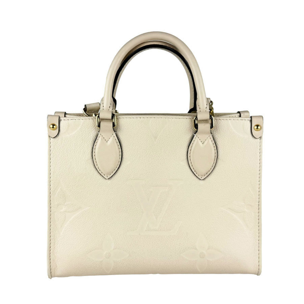 Louis Vuitton Cream Monogram Empreinte Handbag Shoulder Bag (Pre-Owned)