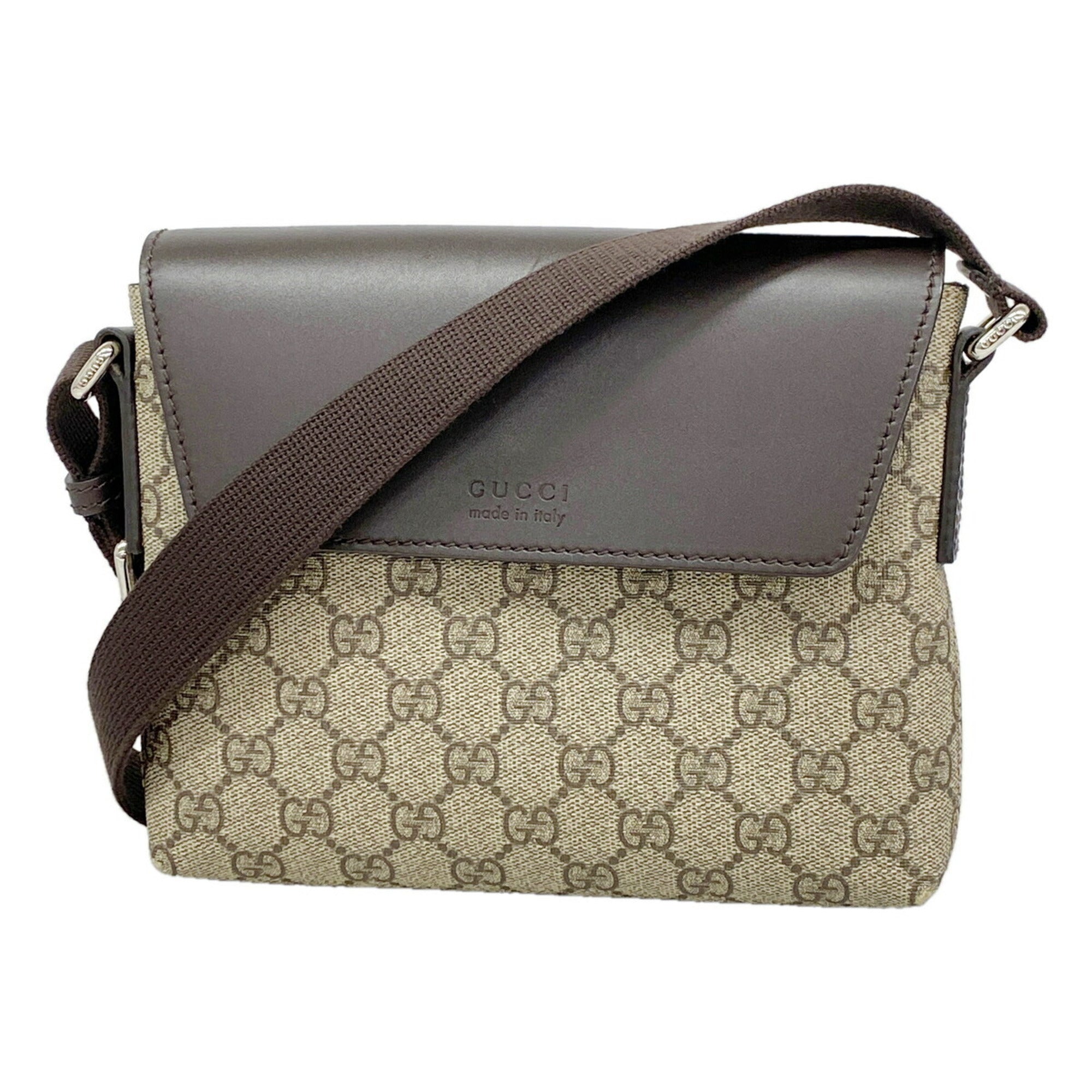 Gucci Brown Pvc Shoulder Bag (Pre-Owned)