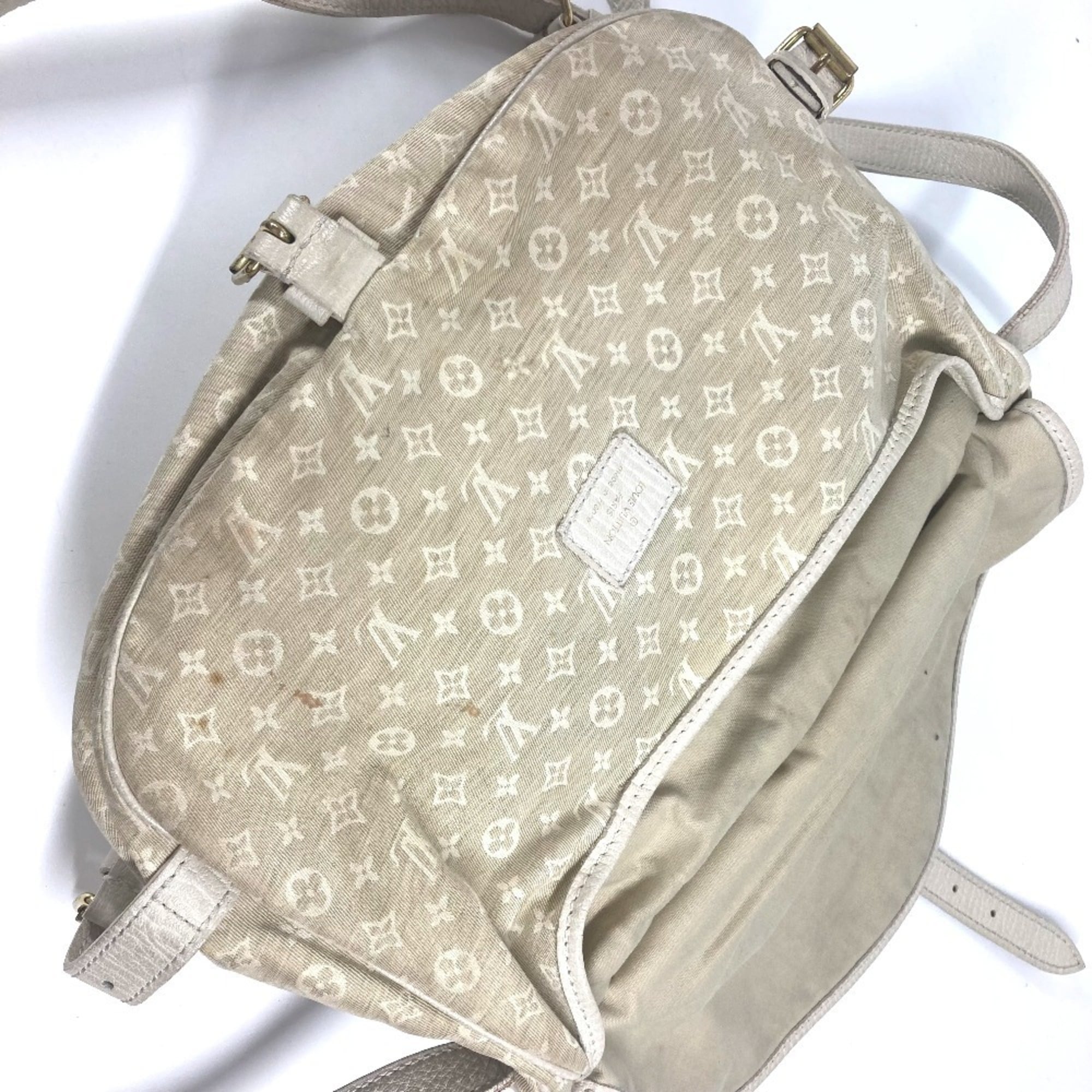 Louis Vuitton Monogram Mini Lin Beige Dune Monogram Mini Lin Shoulder Bag (Pre-Owned)
