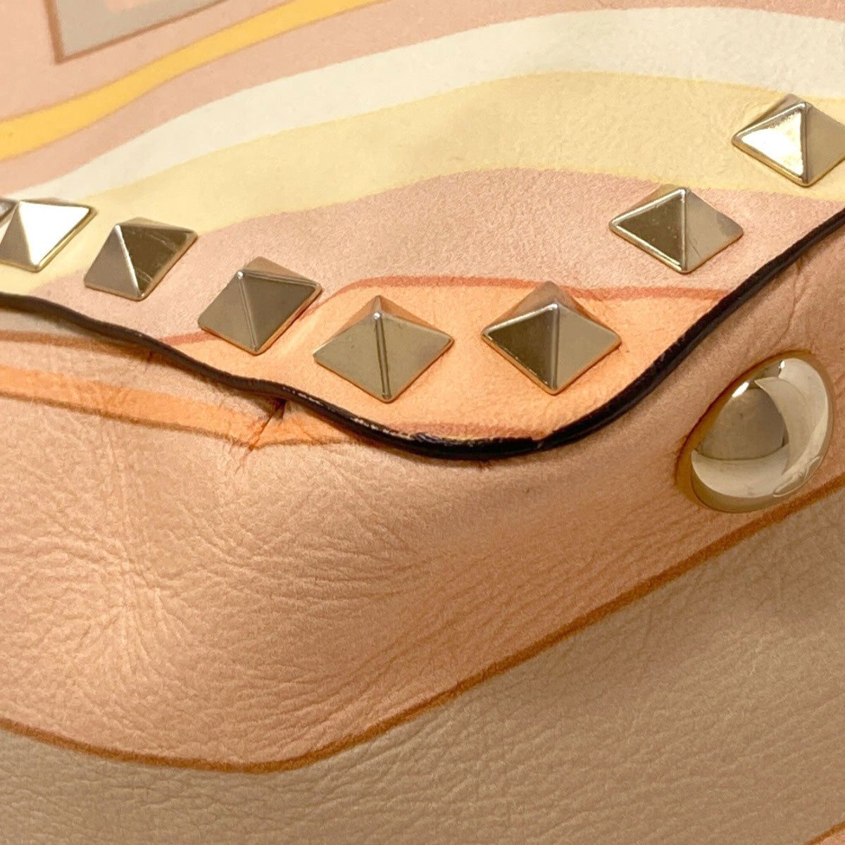 Valentino Garavani Orange Leather Handbag (Pre-Owned)
