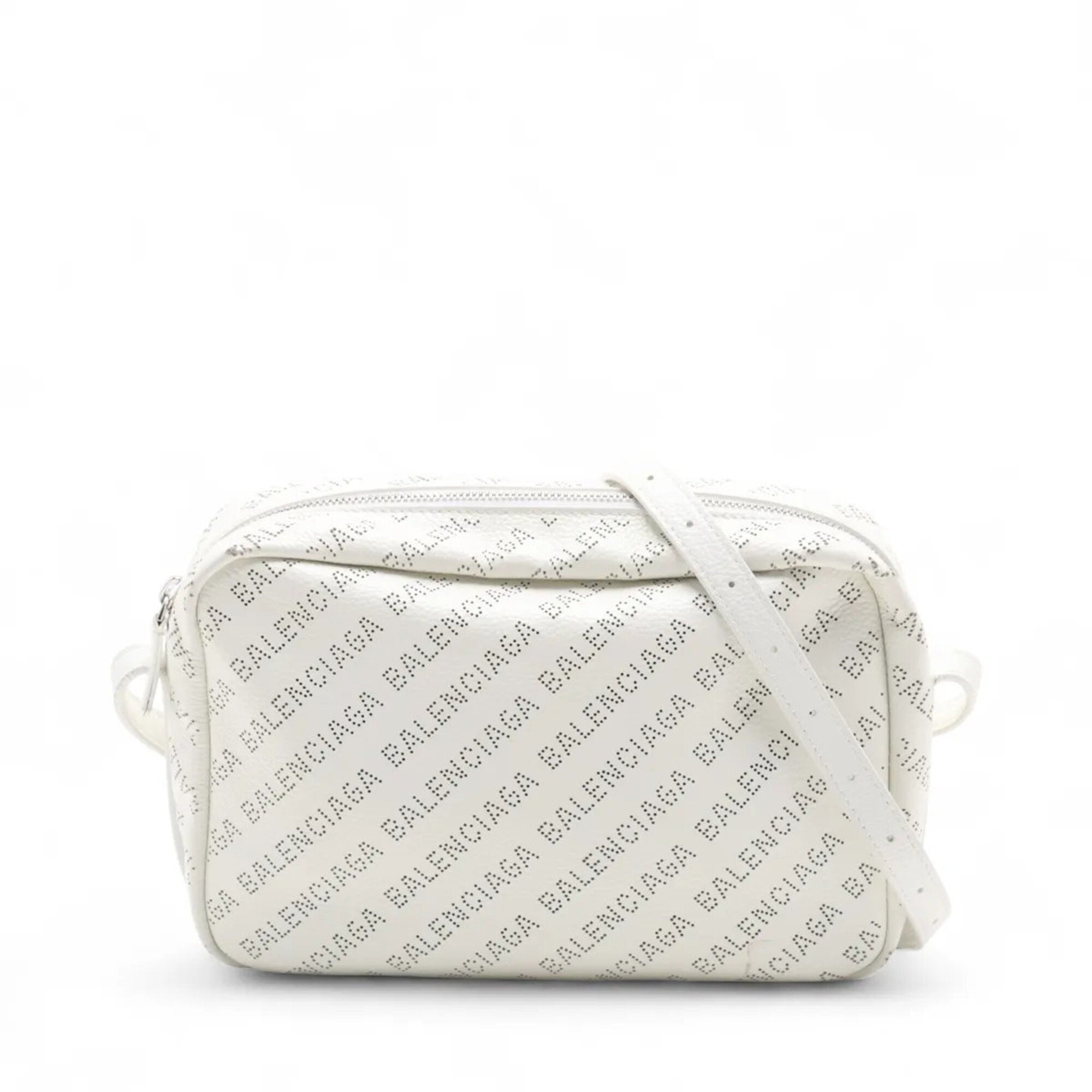 Balenciaga White Leather Shoulder Bag (Pre-Owned)