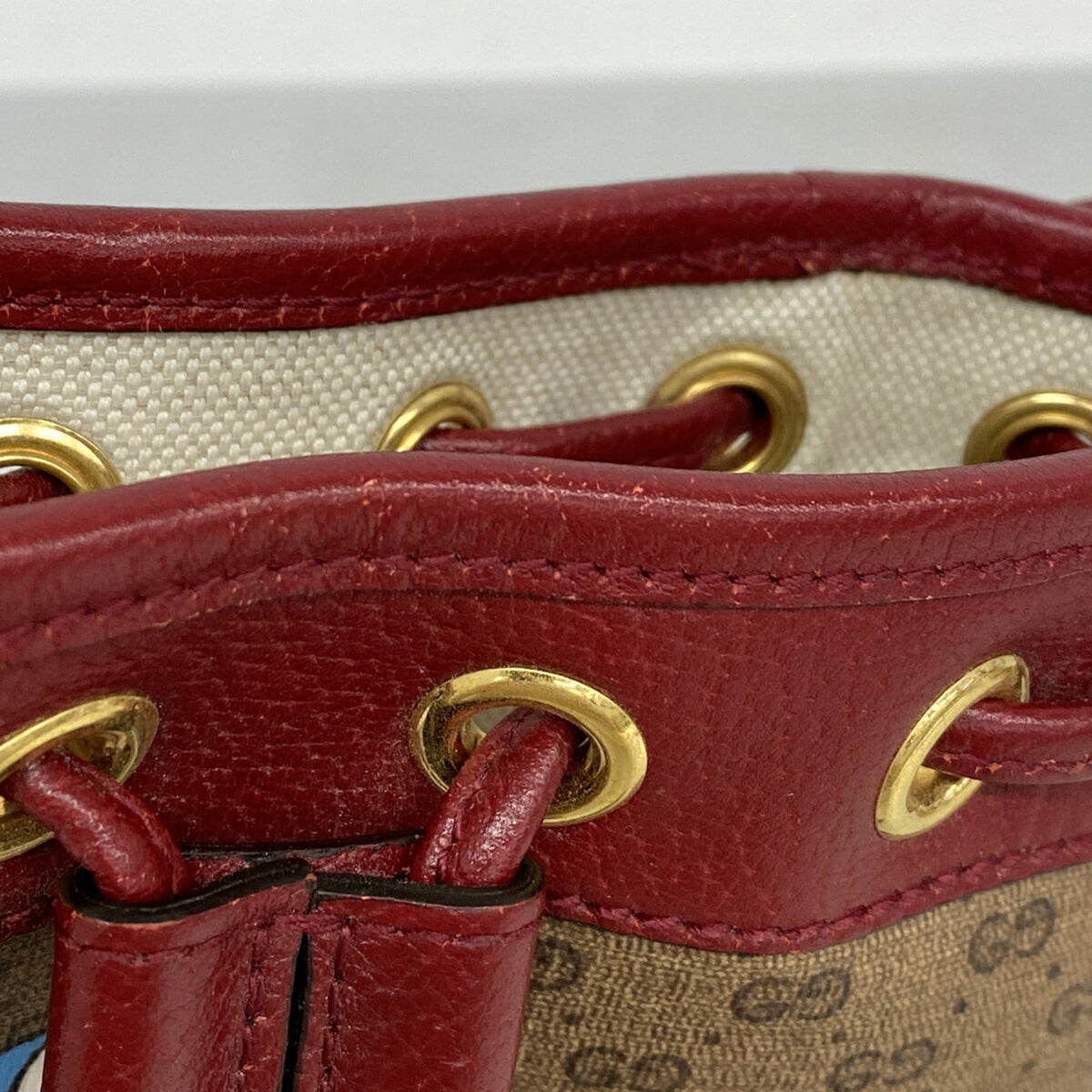 Gucci Bordeaux Brown Pvc Shoulder Bag (Pre-Owned)