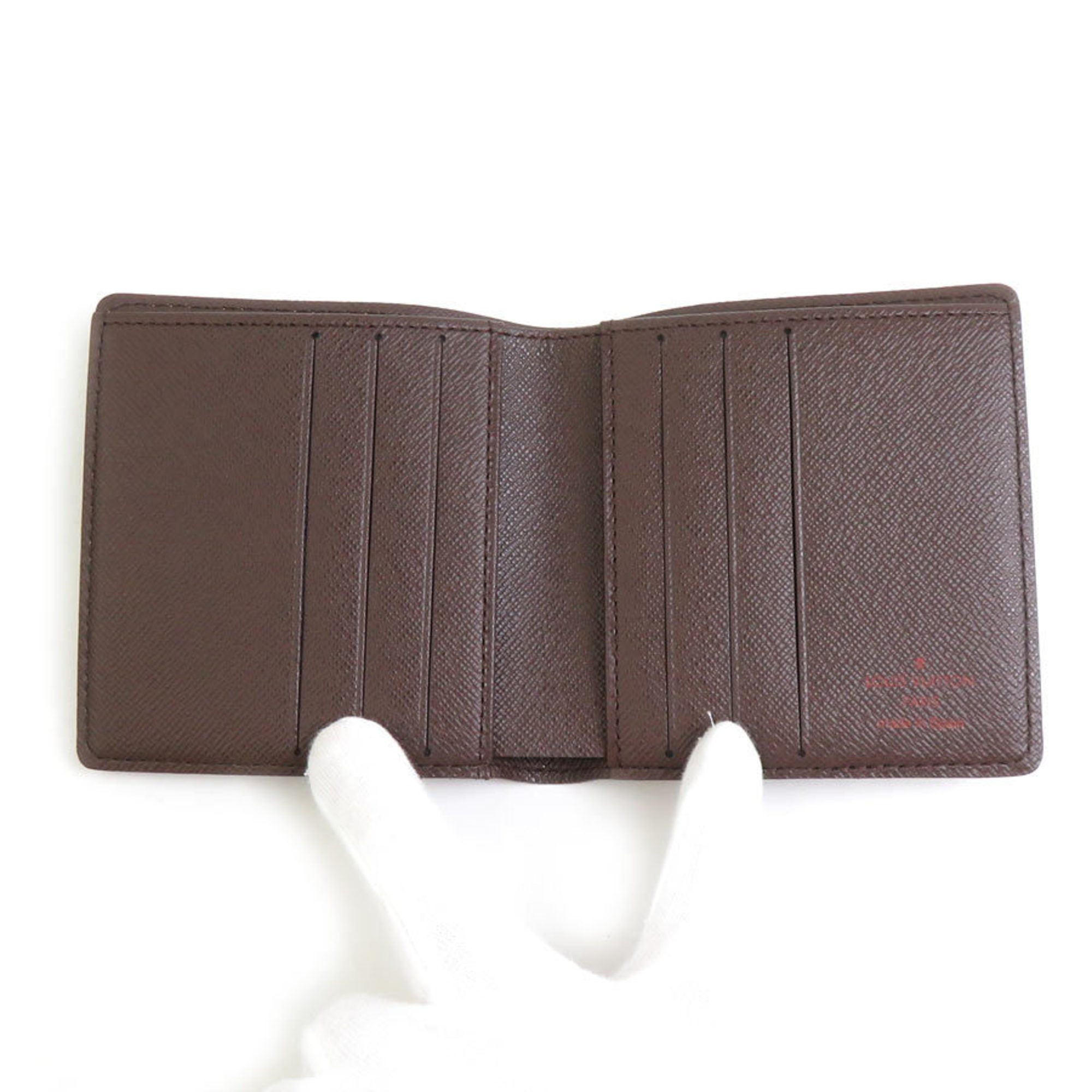 Louis Vuitton Ebene Damier Canvas Wallet (Bi-Fold) (Pre-Owned)