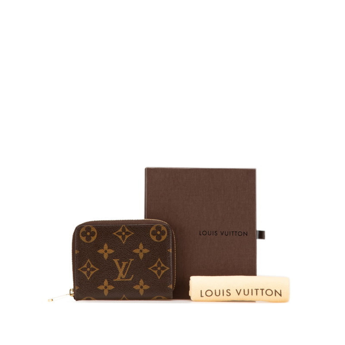 Louis Vuitton Brown Pvc Leather Coin Purse/Coin Case (Pre-Owned)
