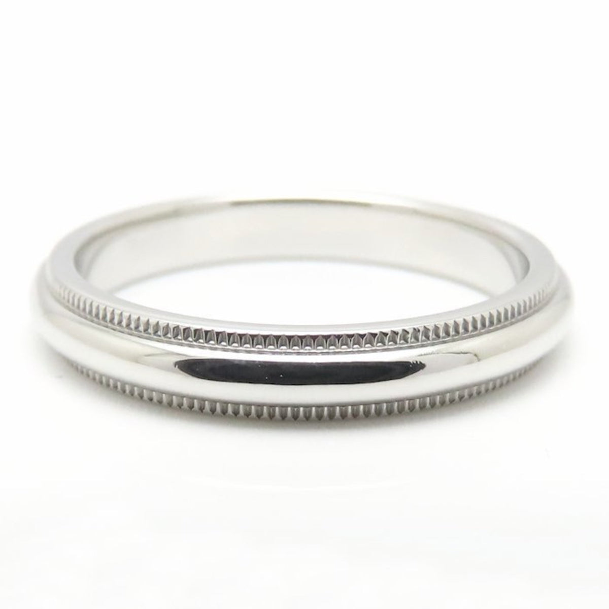 Tiffany Platinum Platinum 950 Band Ring (Pre-Owned)