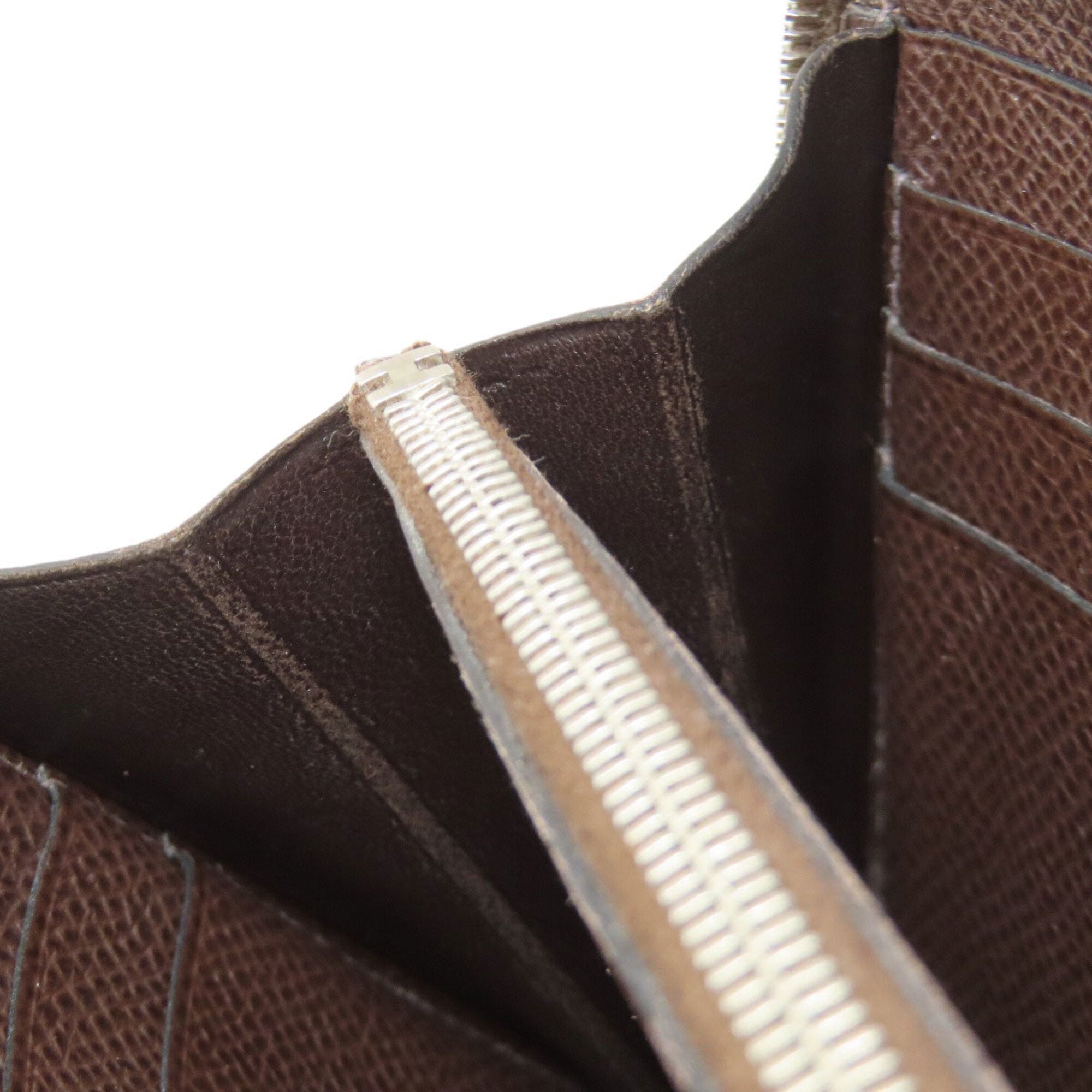 Hermes Azap Dark Brown Epsom Leather Long Wallet (Bi-Fold) (Pre-Owned)