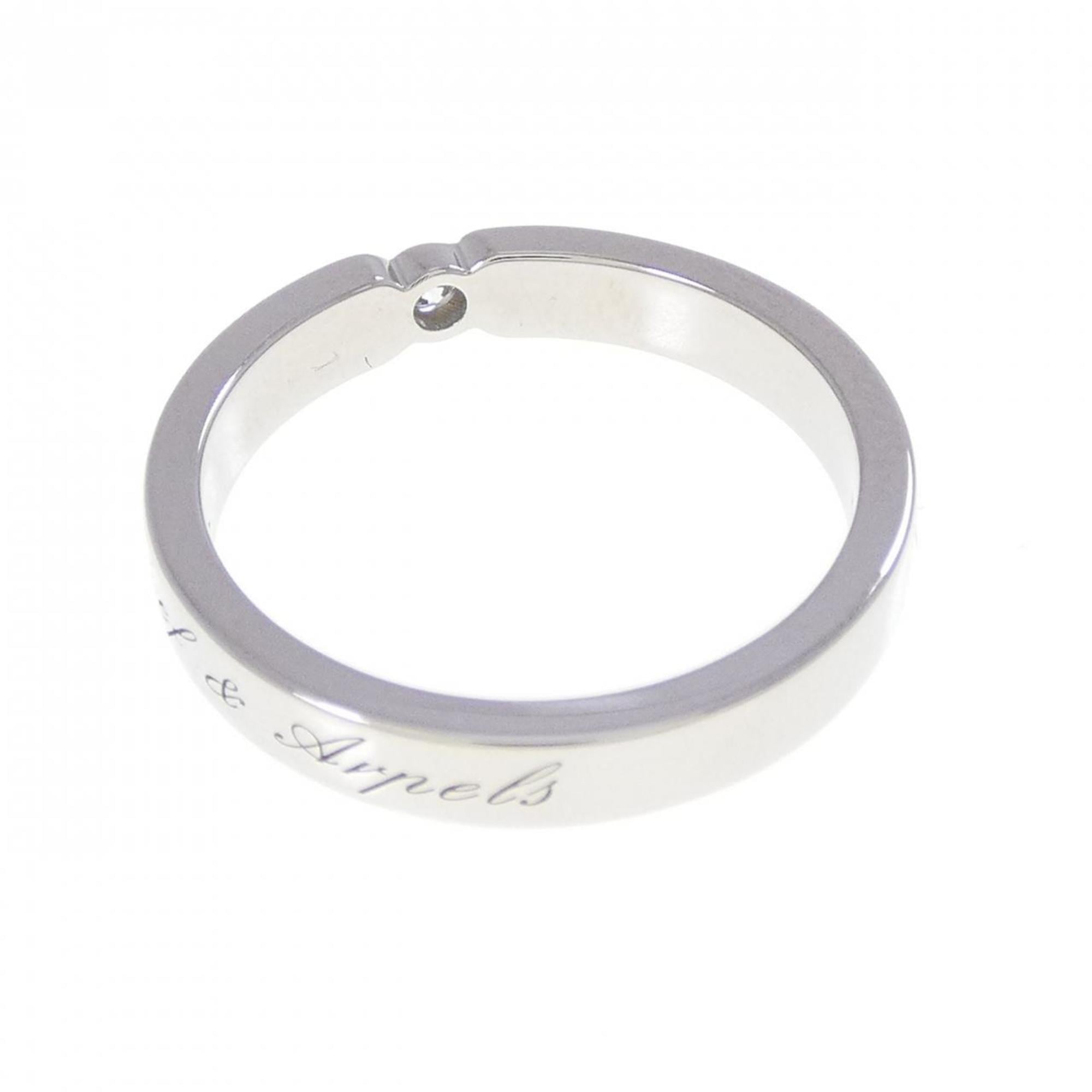 Van Cleef & Arpels Platinum Platinum 950 Band Ring (Pre-Owned)