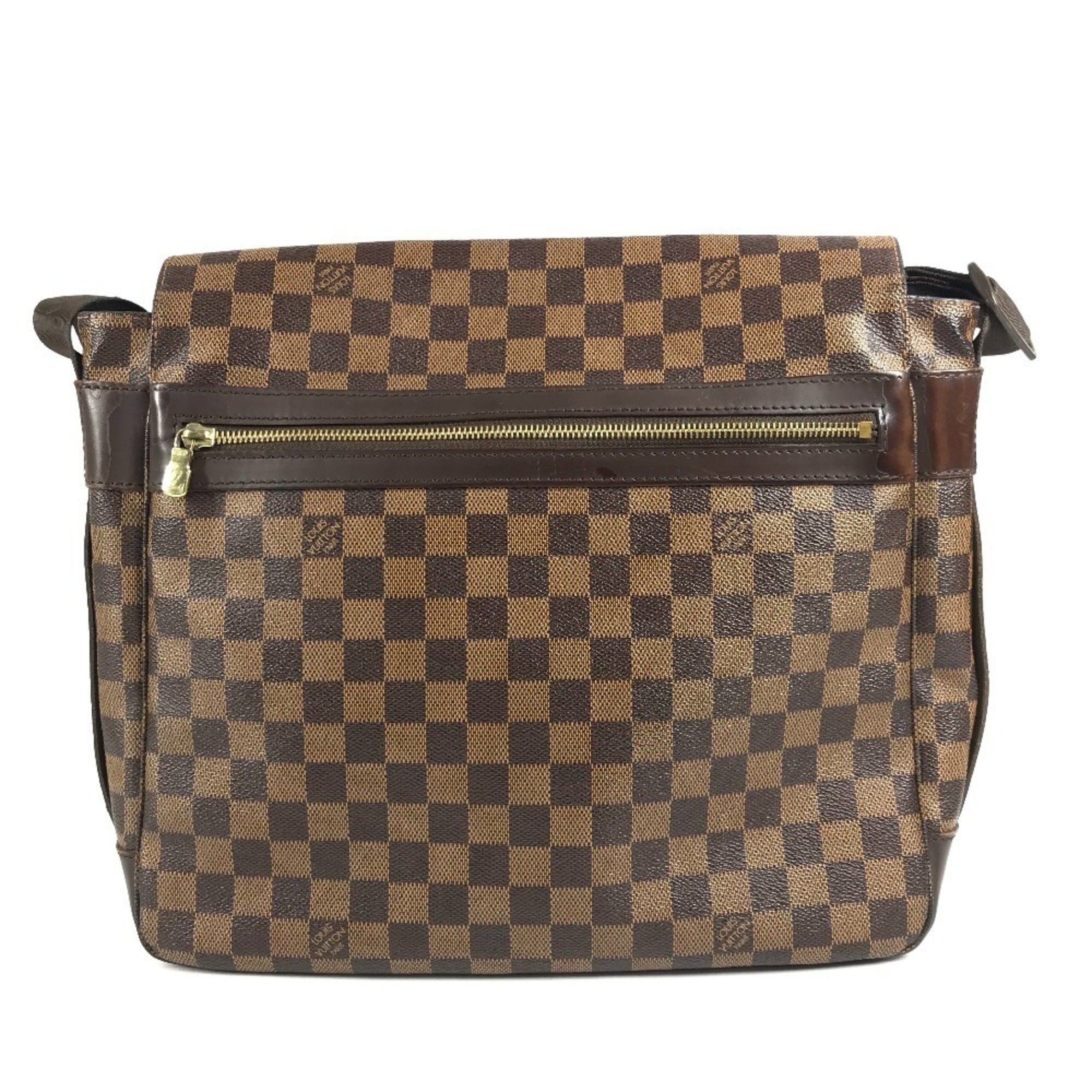 Louis Vuitton Brown Ebene Damier Canvas Handbag Shoulder Bag (Pre-Owned)