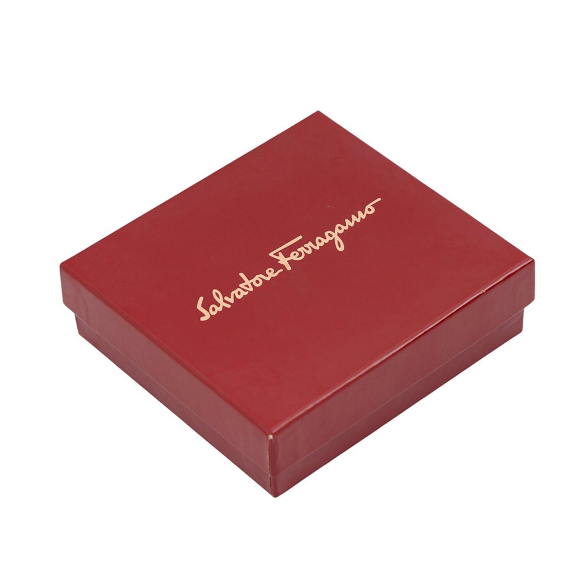 Salvatore Ferragamo Gancini Black Leather Wallet (Bi-Fold) (Pre-Owned)