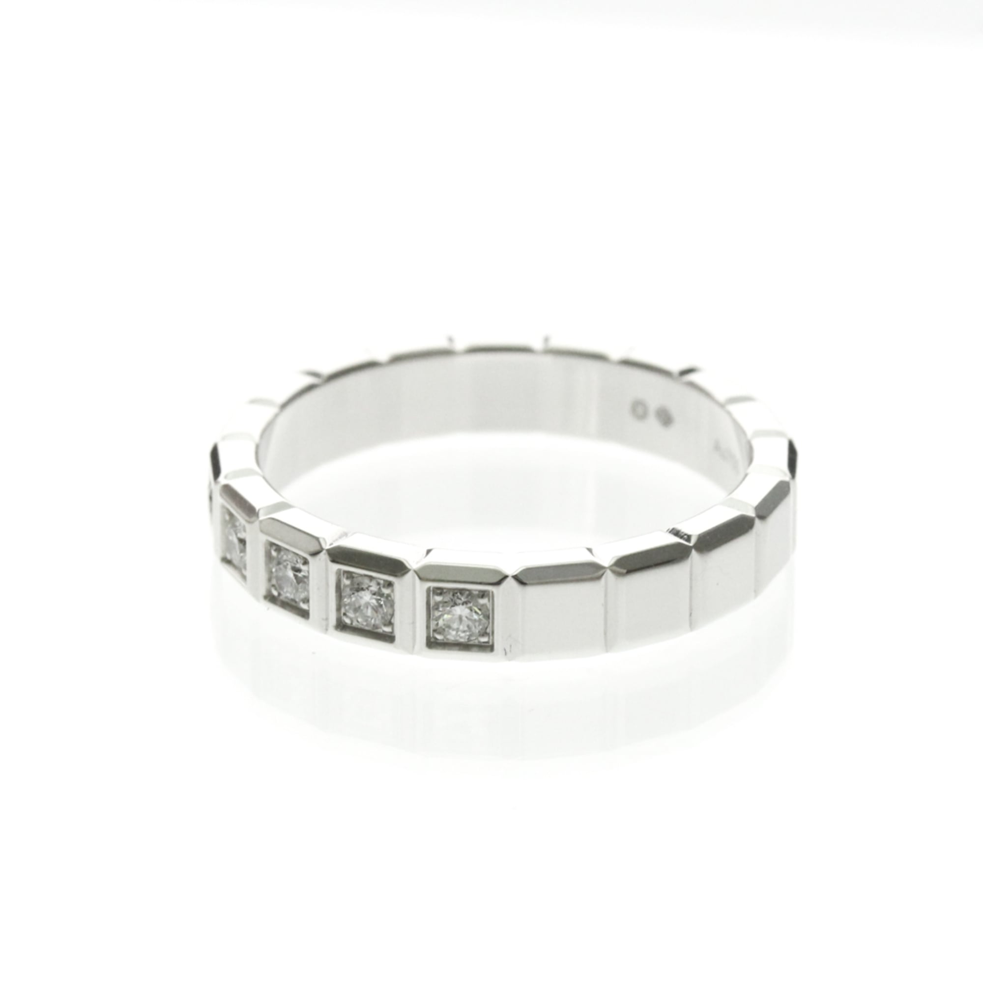 Chopard Ice Cube Pure Pendant Necklace 18K White Gold And Diamonds Silver White_Gold Ring Jewelry (Pre-Owned)