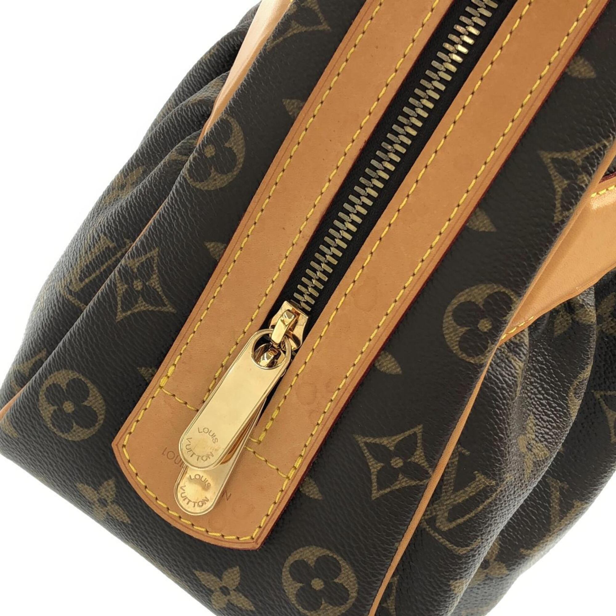 Louis Vuitton Monogram Marron Coated Canvas Handbag (Pre-Owned)