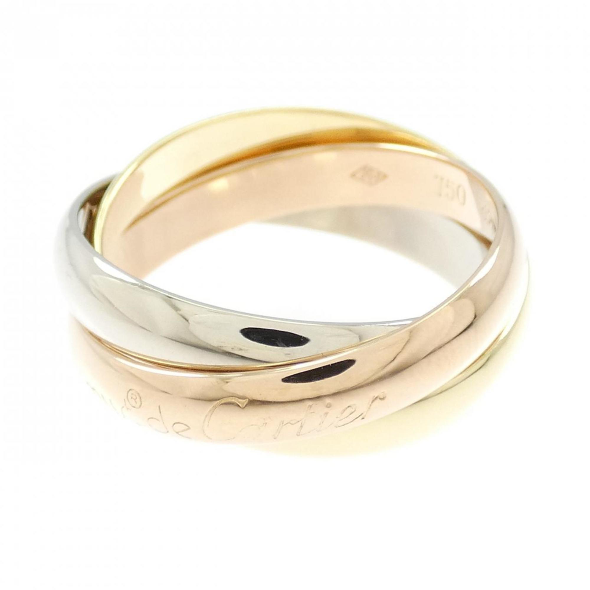 Cartier Pink Gold White Gold Yellow Gold Yellow Gold (18K) Pink Gold (18K) White Gold (18K) Band Ring (Pre-Owned)