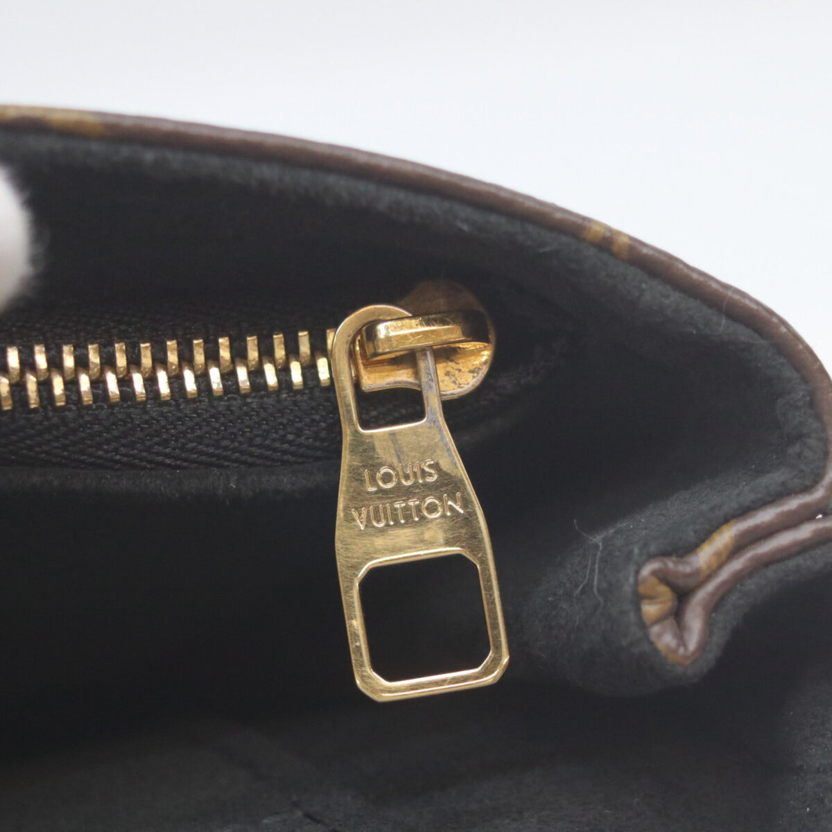 Louis Vuitton Black Brown Monogram Shoulder Bag (Pre-Owned)