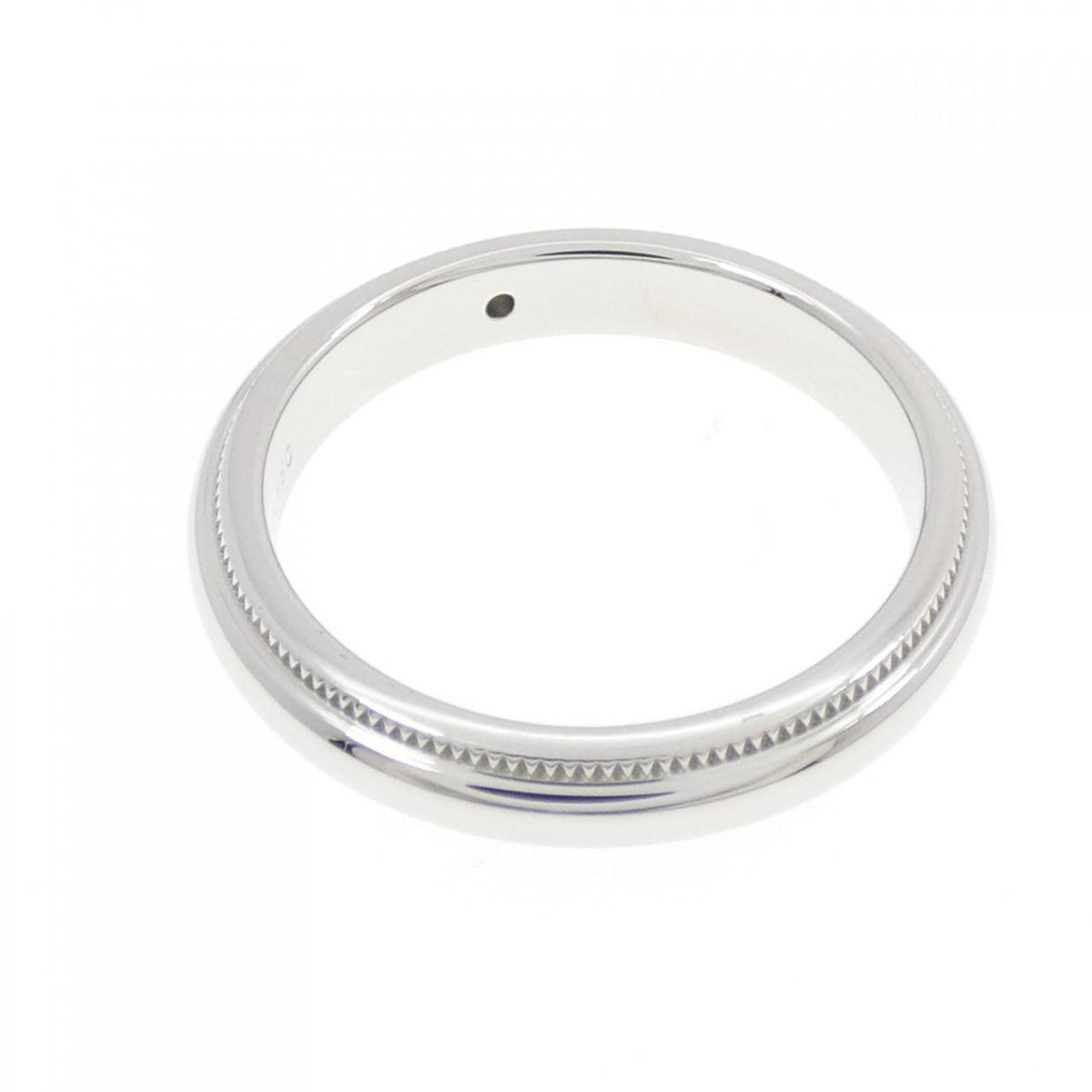 Tiffany Platinum Platinum 950 Band Ring (Pre-Owned)