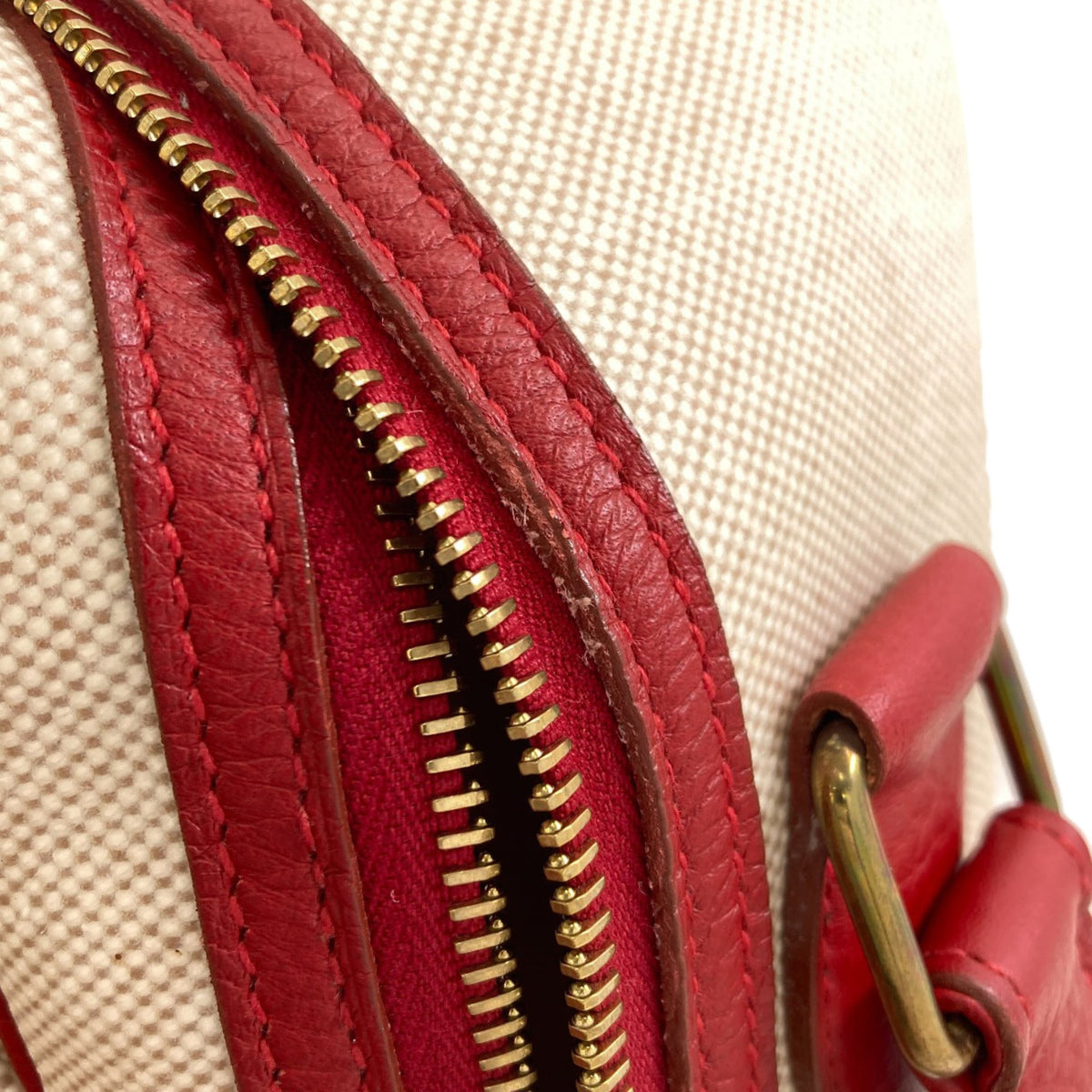 Hermes Natural Red Color Shoulder Bag (Pre-Owned)