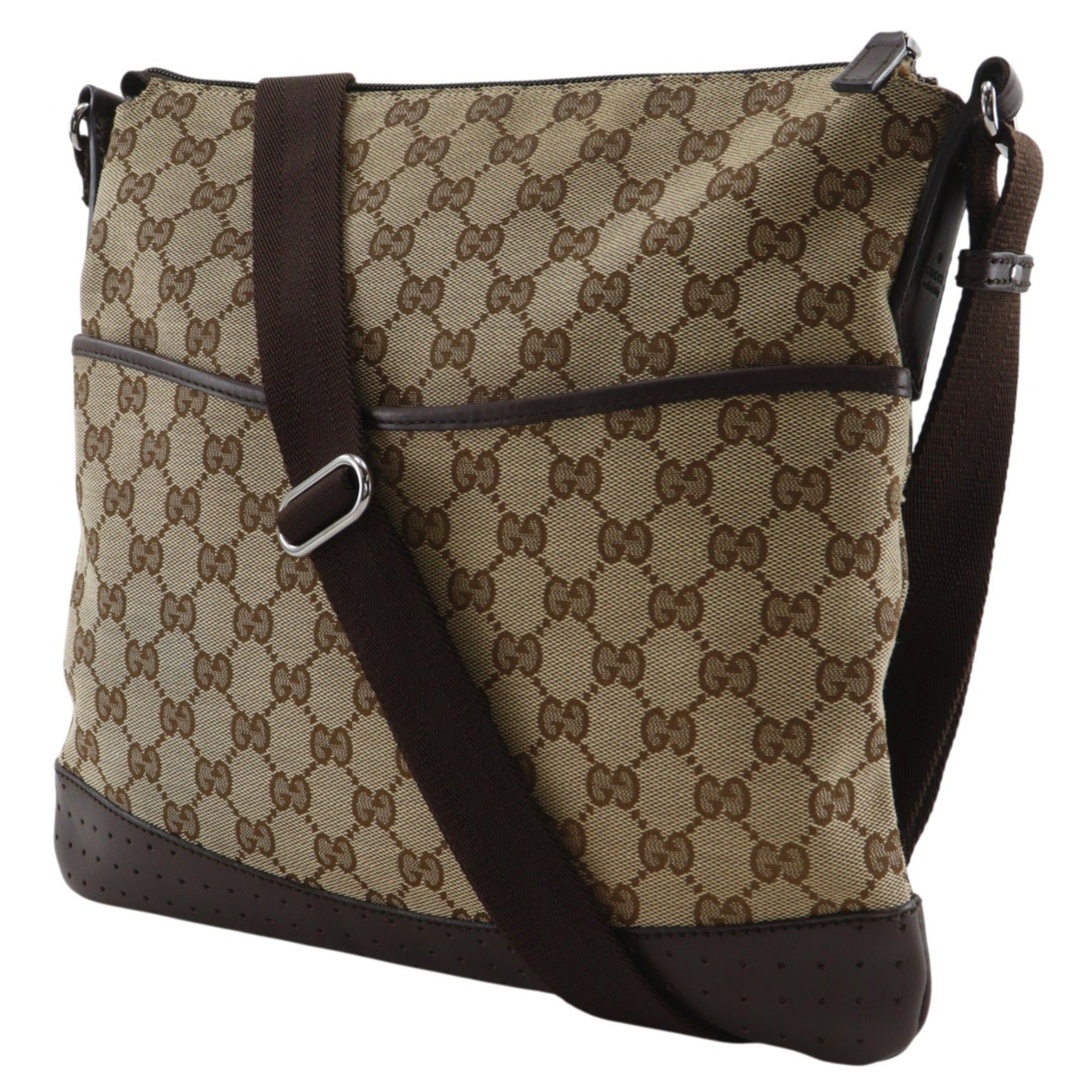 Gucci Brown Gg Canvas Shoulder Bag (Pre-Owned)