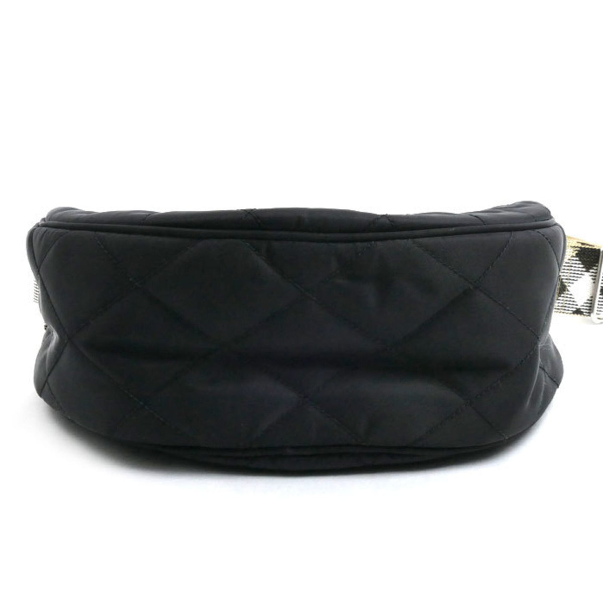 Burberry Black Nylon Leather Crossbody Bag Shoulder Bag (Pre-Owned)
