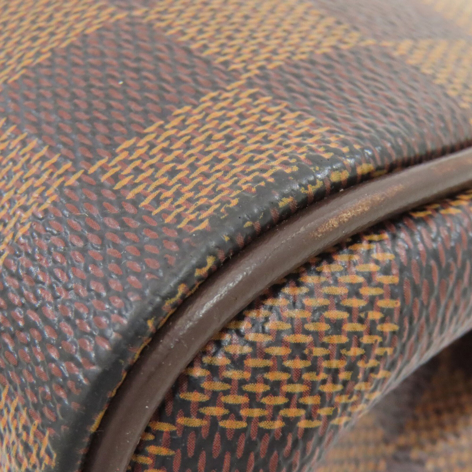 Louis Vuitton Damier Canvas Ebene Damier Canvas Shoulder Bag (Pre-Owned)