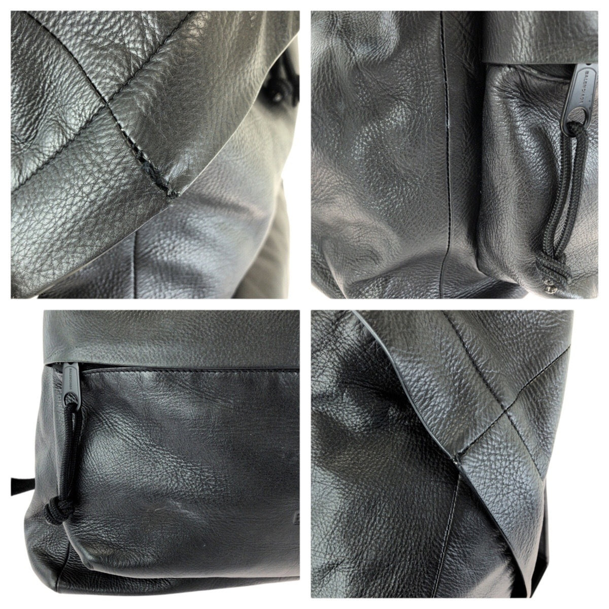 Balenciaga Black Leather Backpack (Pre-Owned)