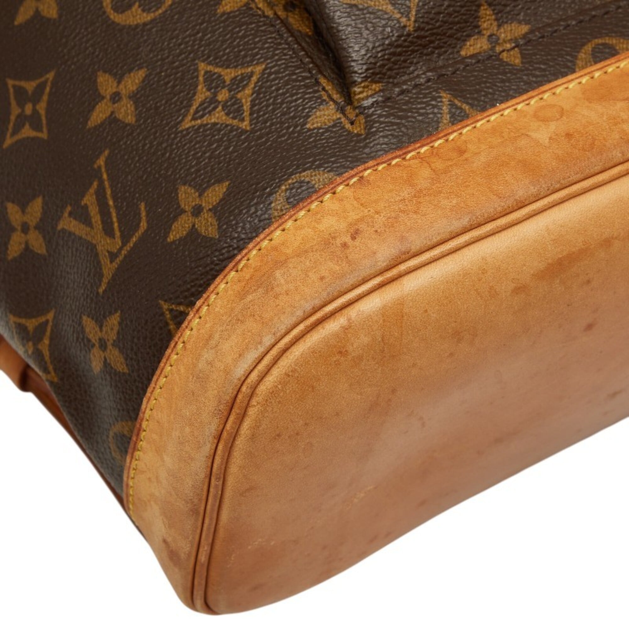 Louis Vuitton Brown Pvc Leather Backpack (Pre-Owned)