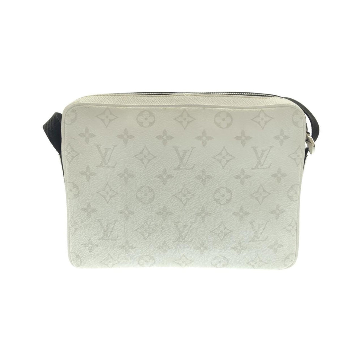 Louis Vuitton White Coated Canvas Leather Shoulder Bag (Pre-Owned)