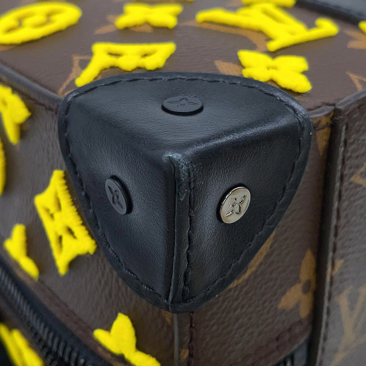 Louis Vuitton Monogram Tuffetage Black Brown Yellow Handbag Shoulder Bag (Pre-Owned)