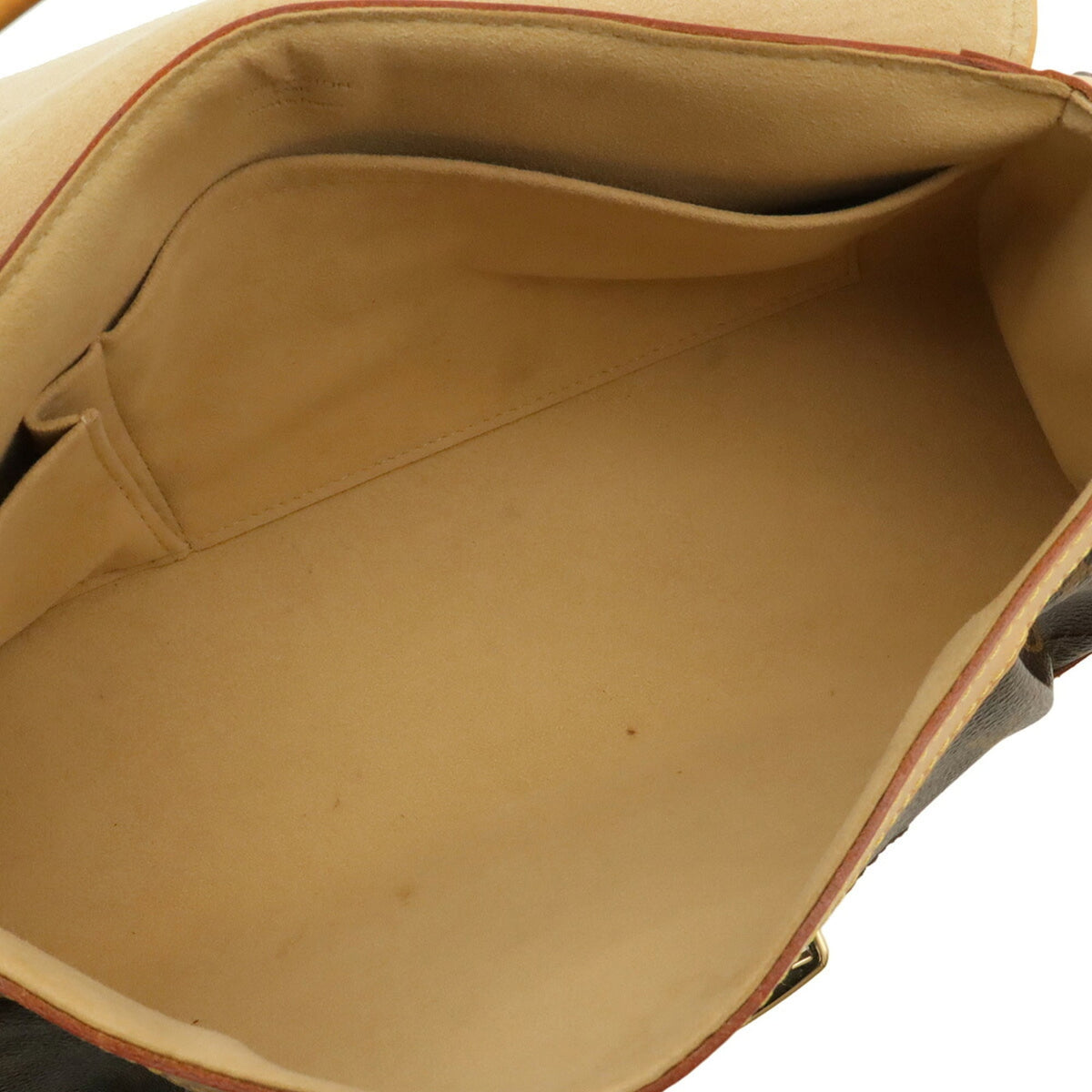 Louis Vuitton Brown Monogram Canvas Handbag Shoulder Bag (Pre-Owned)