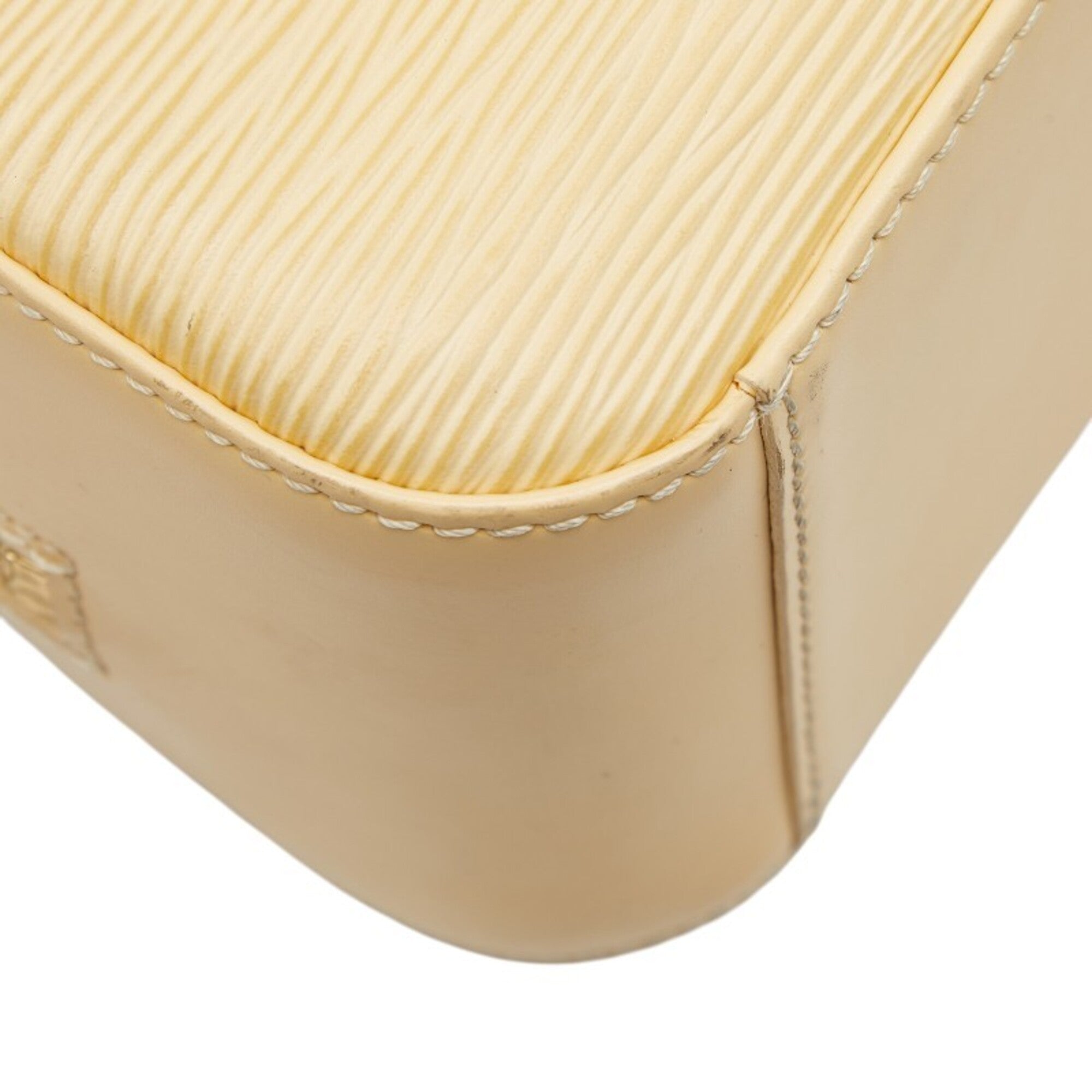 Louis Vuitton Epi Ivory Leather Handbag (Pre-Owned)