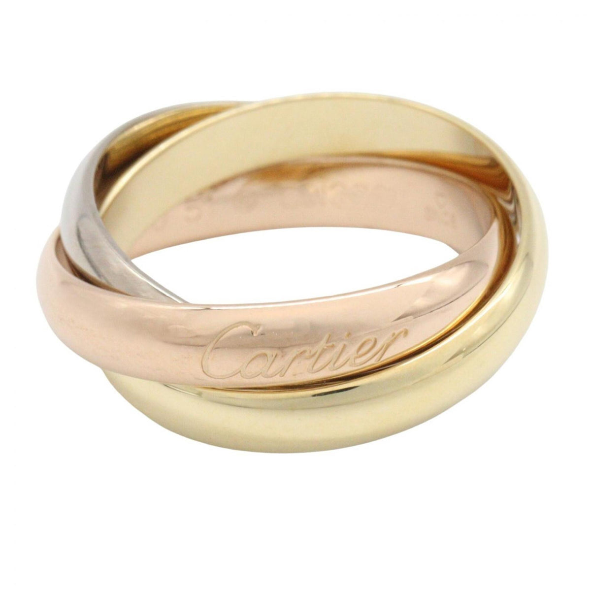 Cartier Gold Silver Yellow Gold (18K) Pink Gold (18K) White Gold (18K) Band Ring (Pre-Owned)
