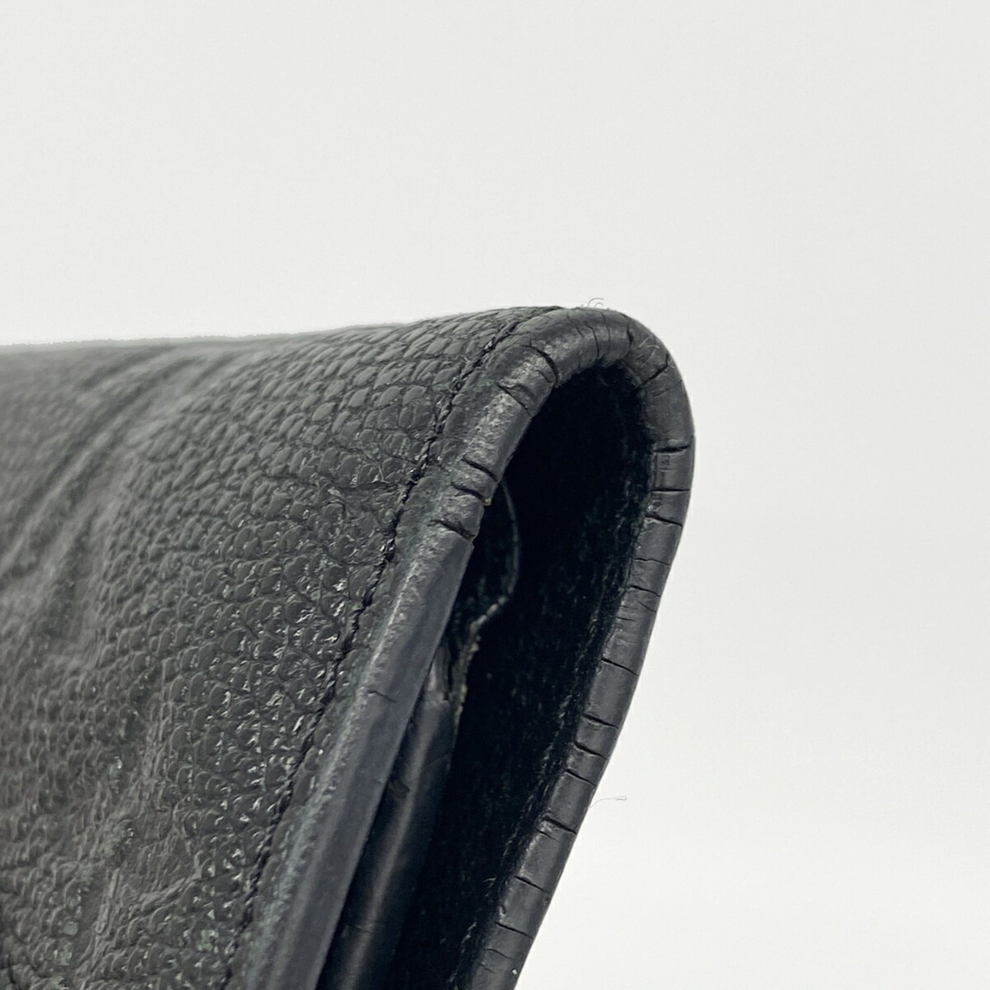 Louis Vuitton Noir Wallet (Tri-Fold) (Pre-Owned)