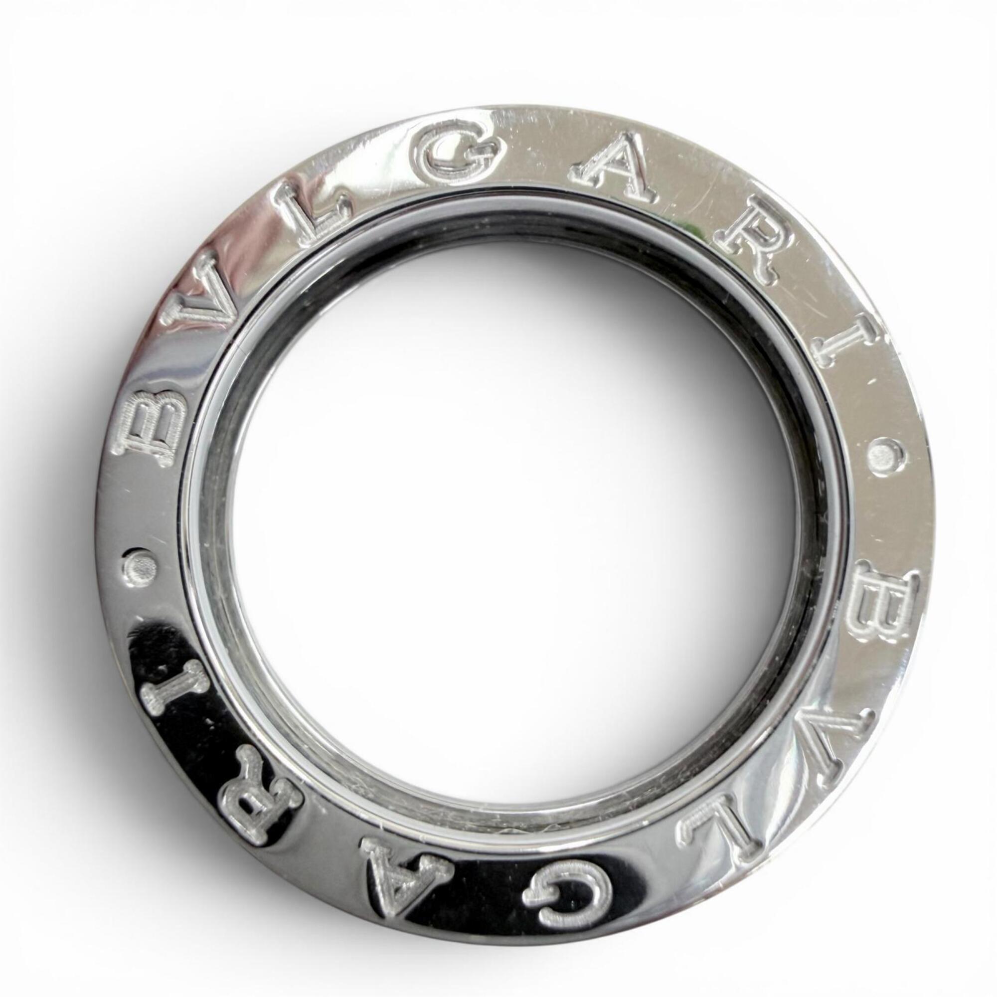 Bvlgari White Gold White Gold (18K) Band Ring (Pre-Owned)
