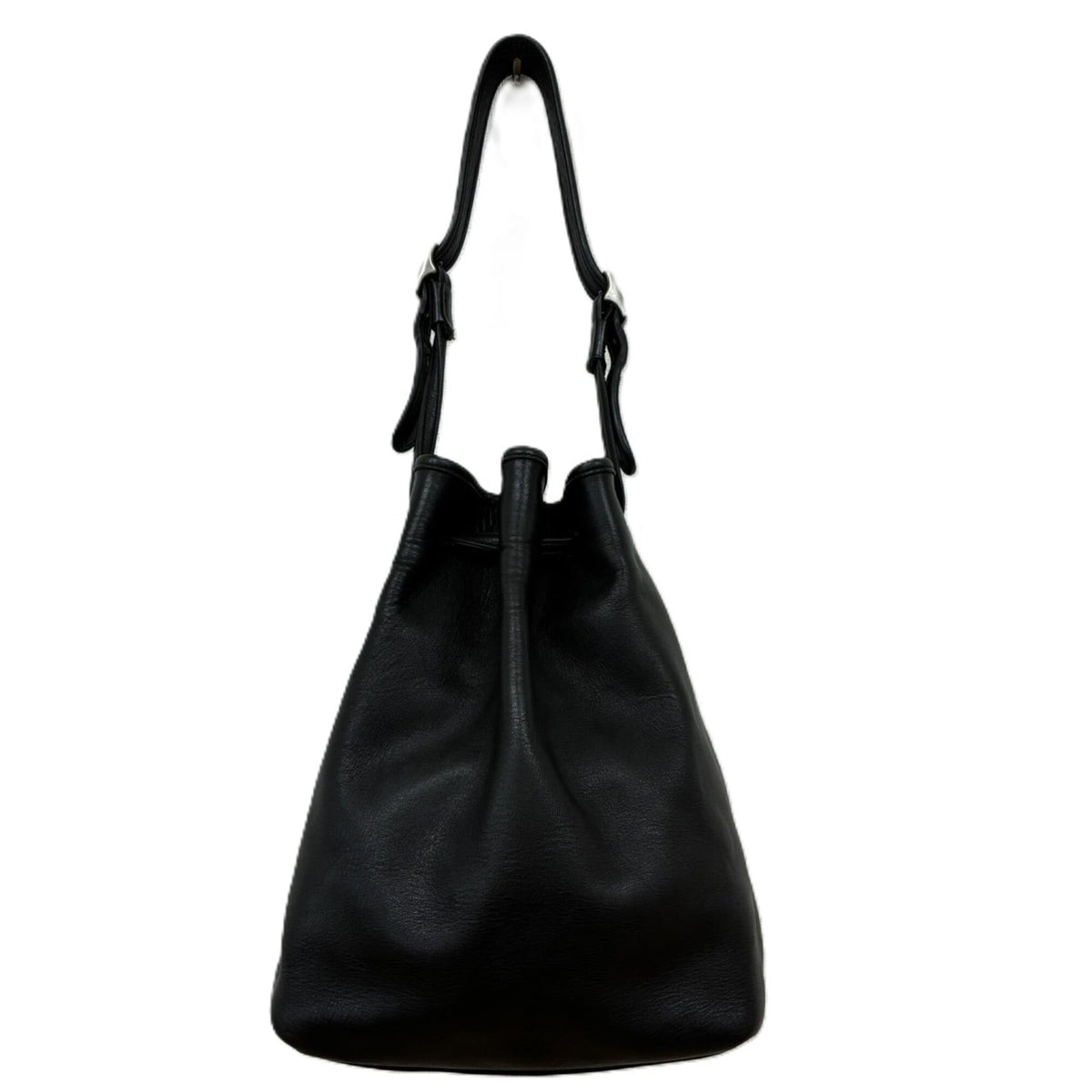 Coach Black Leather Shoulder Bag (Pre-Owned)