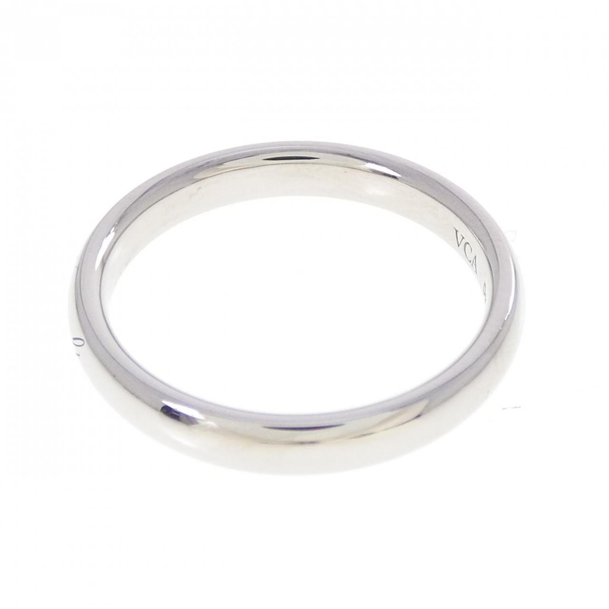 Van Cleef & Arpels Platinum 950 Band Ring (Pre-Owned)