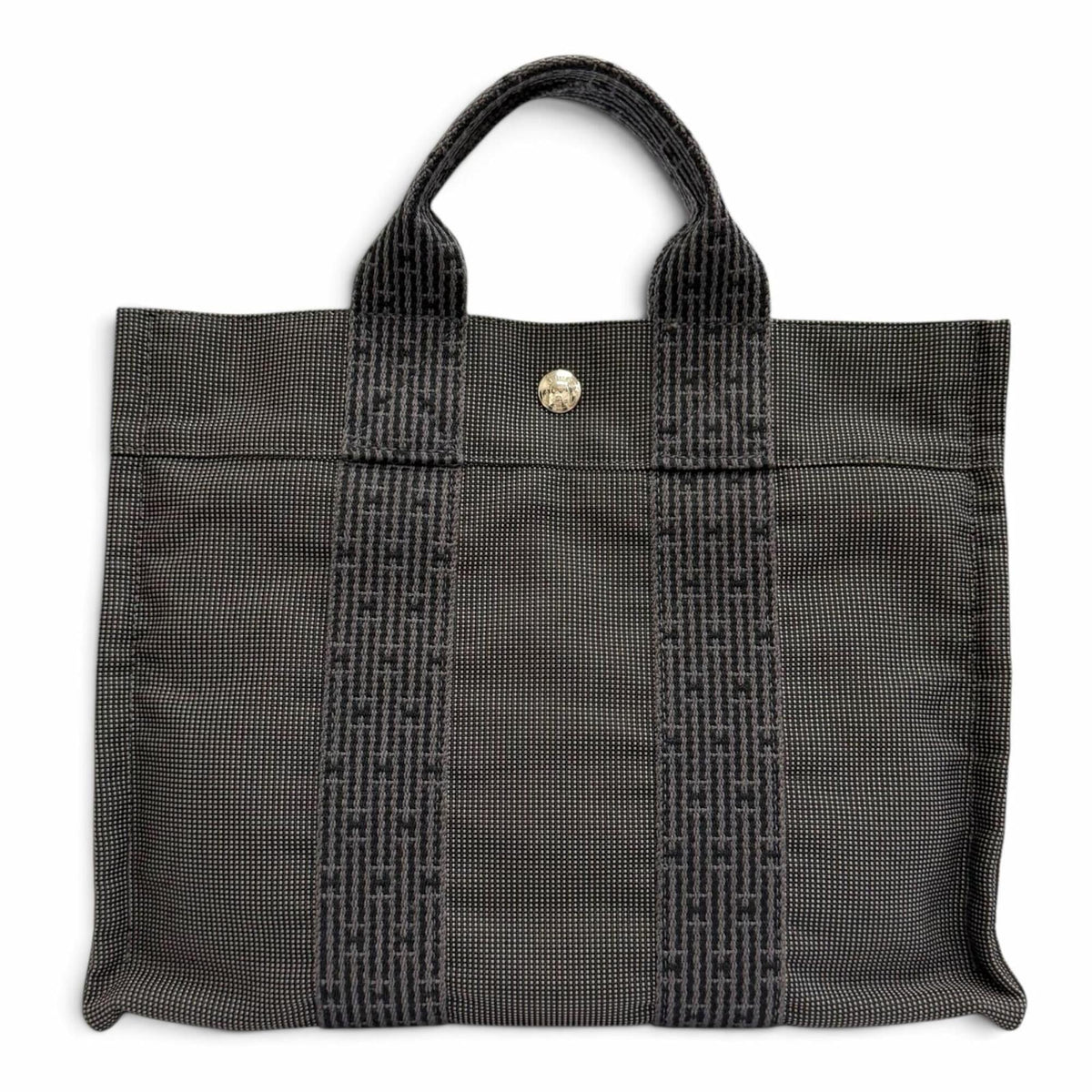 Hermes Gray Handbag Tote Bag (Pre-Owned)