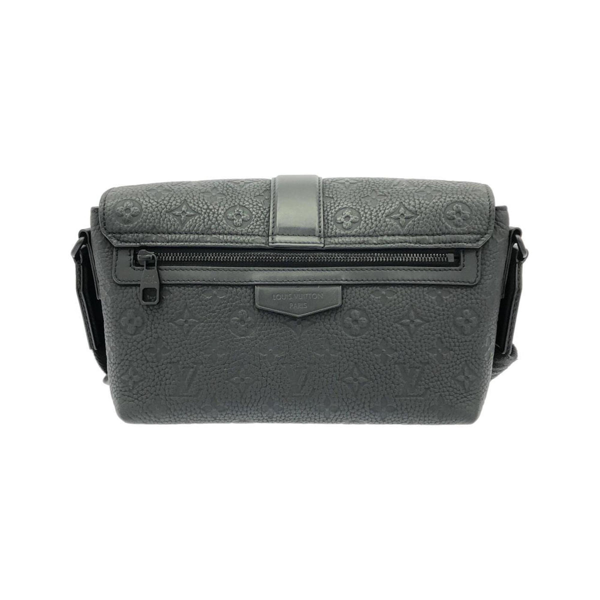Louis Vuitton Taurillon Black Leather Shoulder Bag (Pre-Owned)
