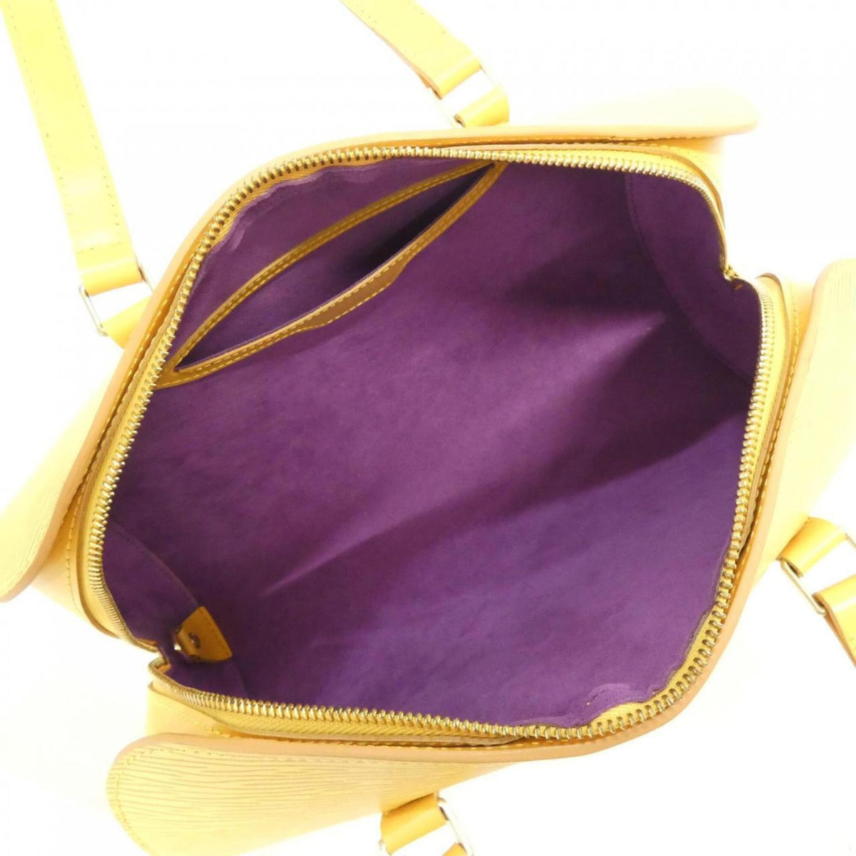 Louis Vuitton Yellow Leather Handbag Pouch (Pre-Owned)