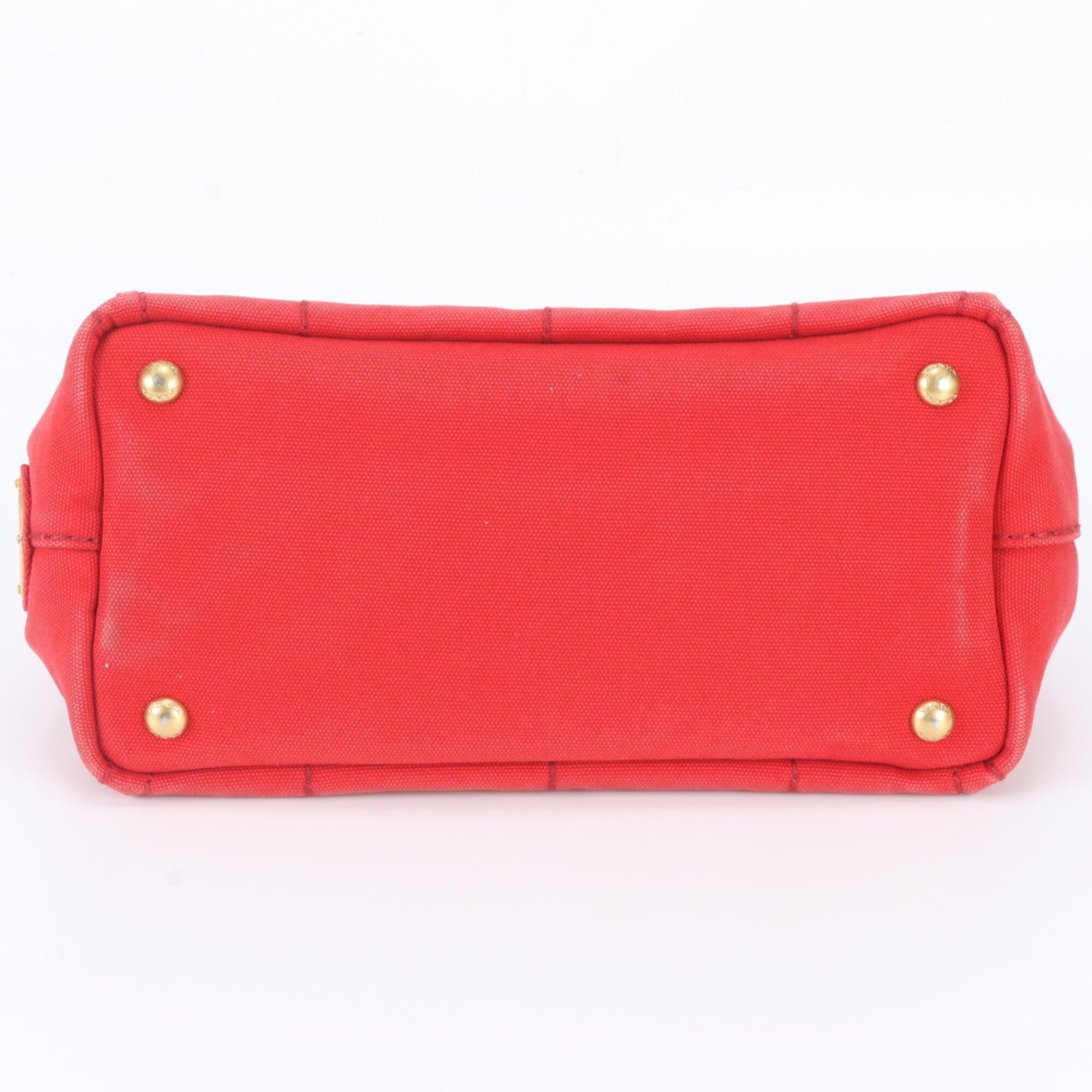 Prada Red Color Handbag Shoulder Bag Tote Bag (Pre-Owned)