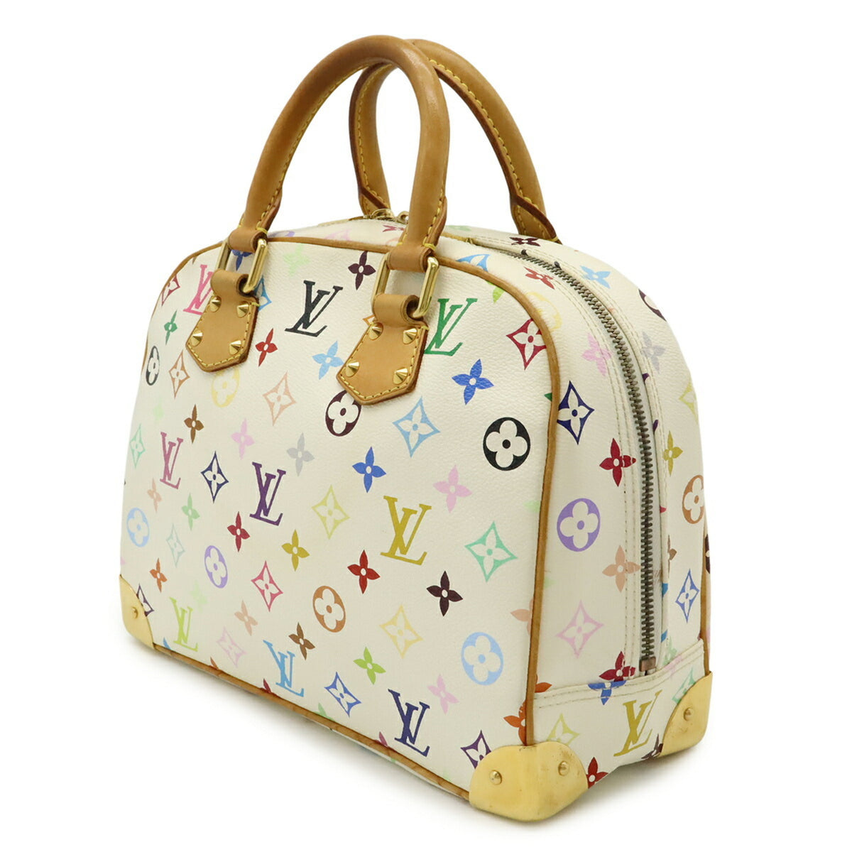 Louis Vuitton Monogram Multicolore Blanc Monogram Handbag (Pre-Owned)