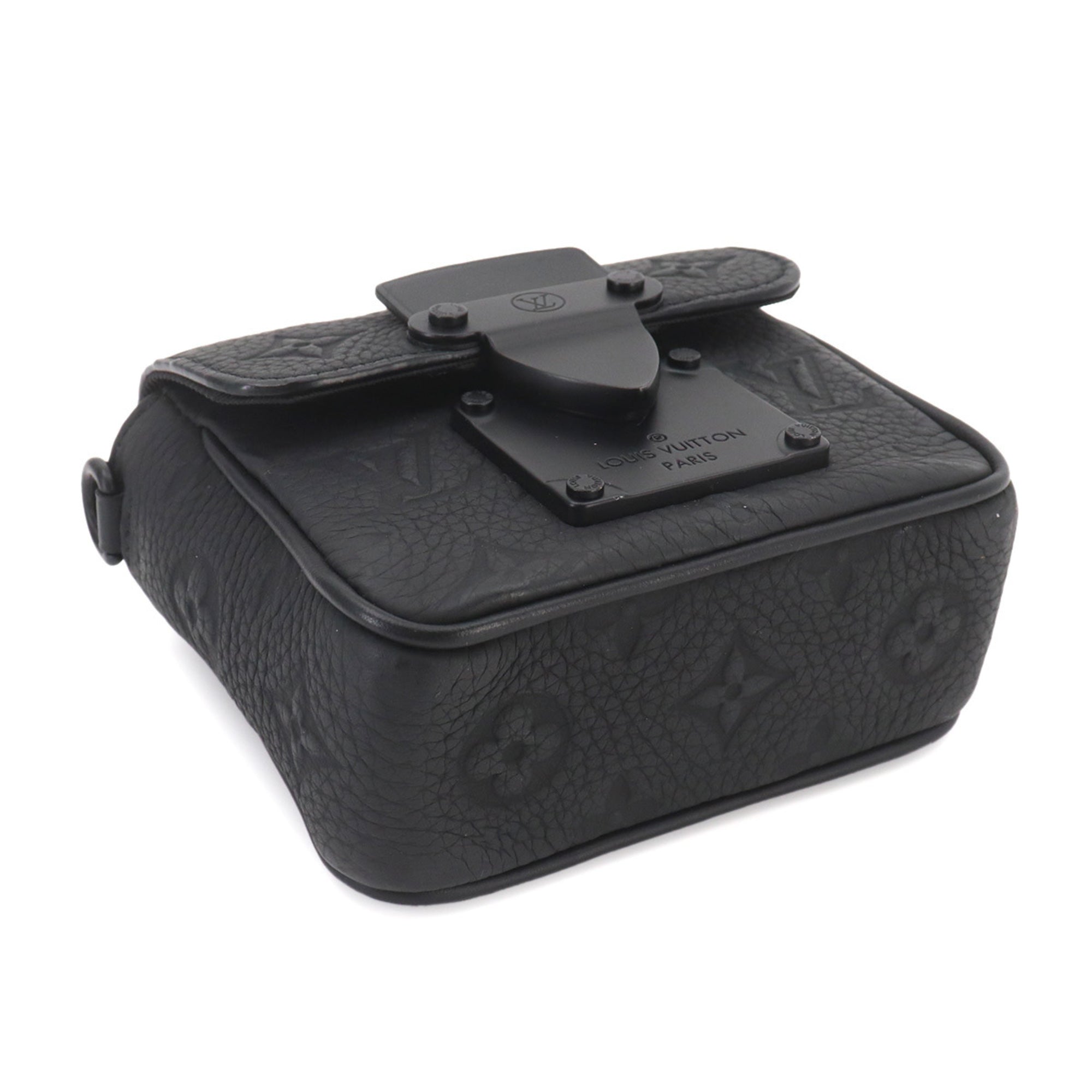 Louis Vuitton Black Monogram Empreinte Handbag Shoulder Bag (Pre-Owned)