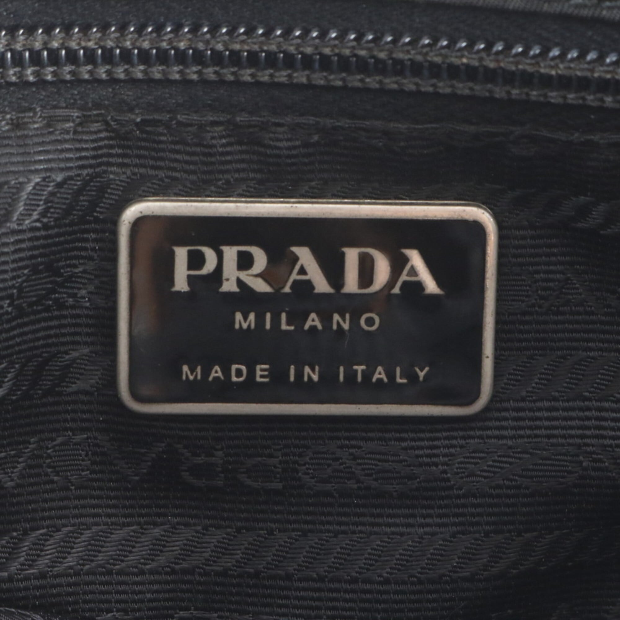 Prada Black Nylon Leather Shoulder Bag (Pre-Owned)