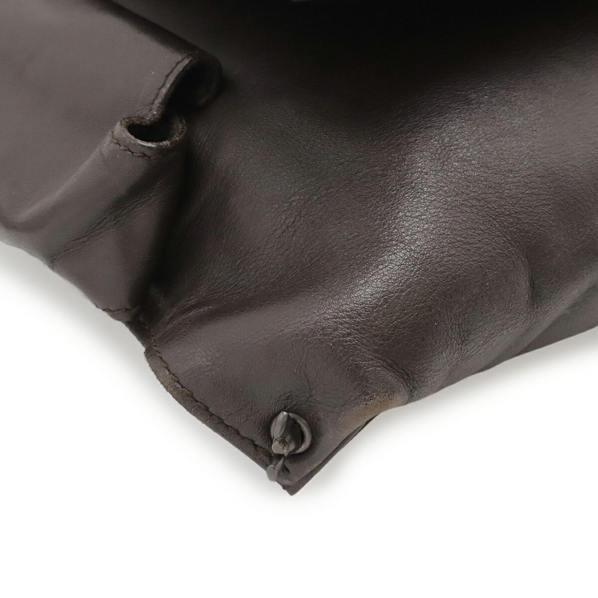 Bottega Veneta Intrecciato Dark Brown Leather Fanny Pack (Pre-Owned)