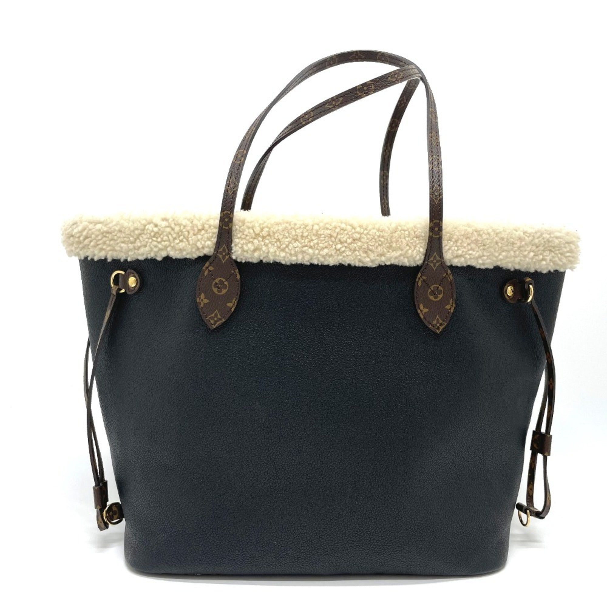 Louis Vuitton Black Monogram Monogram Leather Shoulder Bag Tote Bag (Pre-Owned)