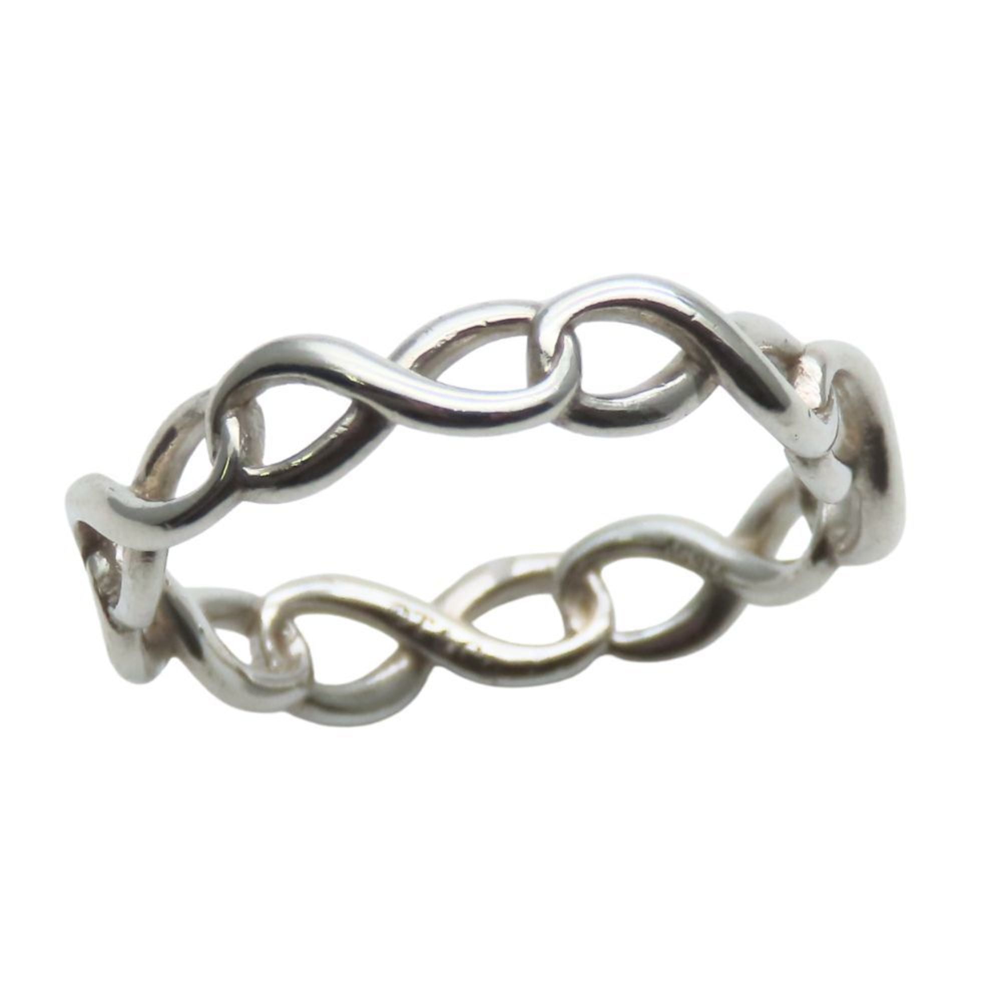 Tiffany Silver Silver 925 Band Ring (Pre-Owned)