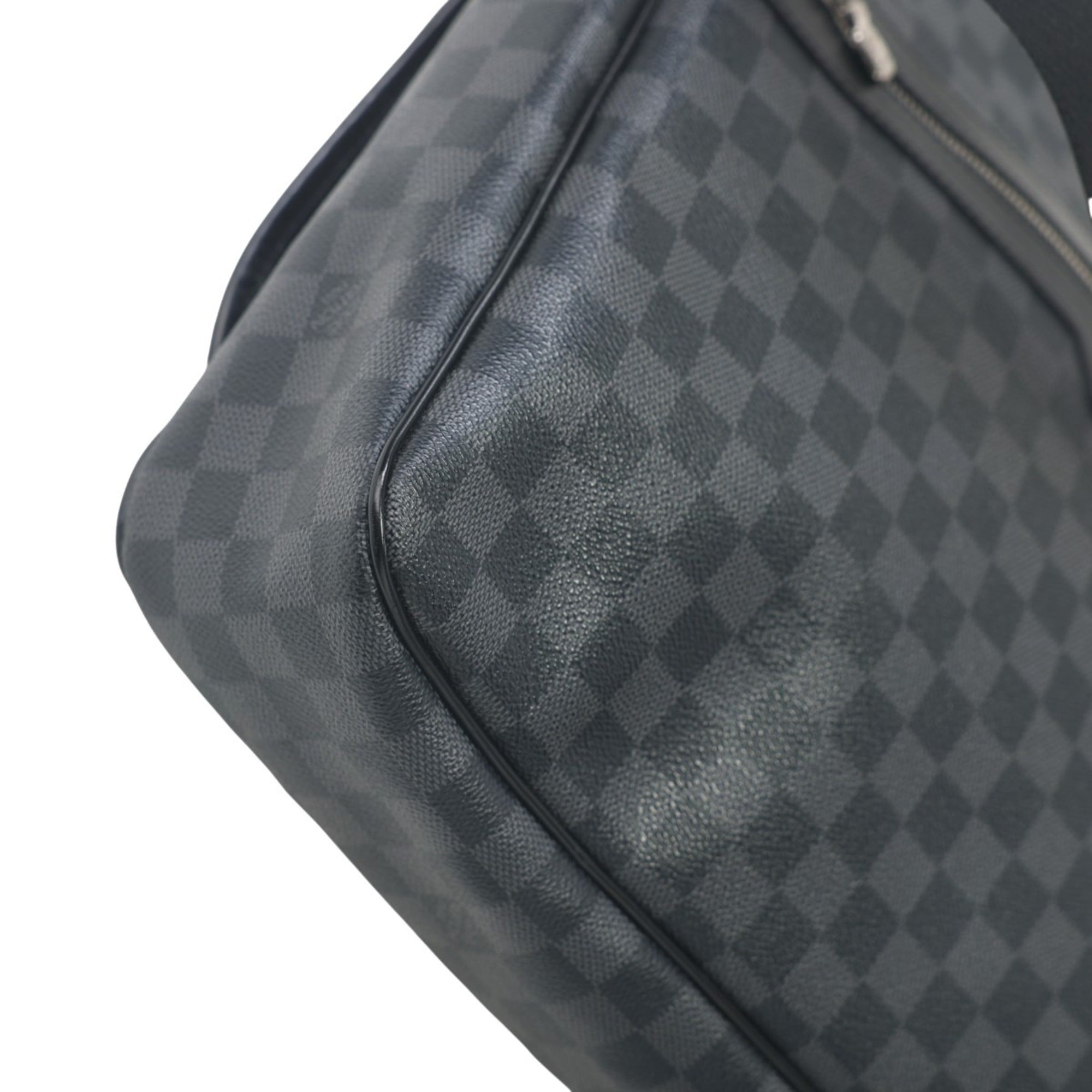 Louis Vuitton Black Damier Graphite Damier Graphite Shoulder Bag (Pre-Owned)