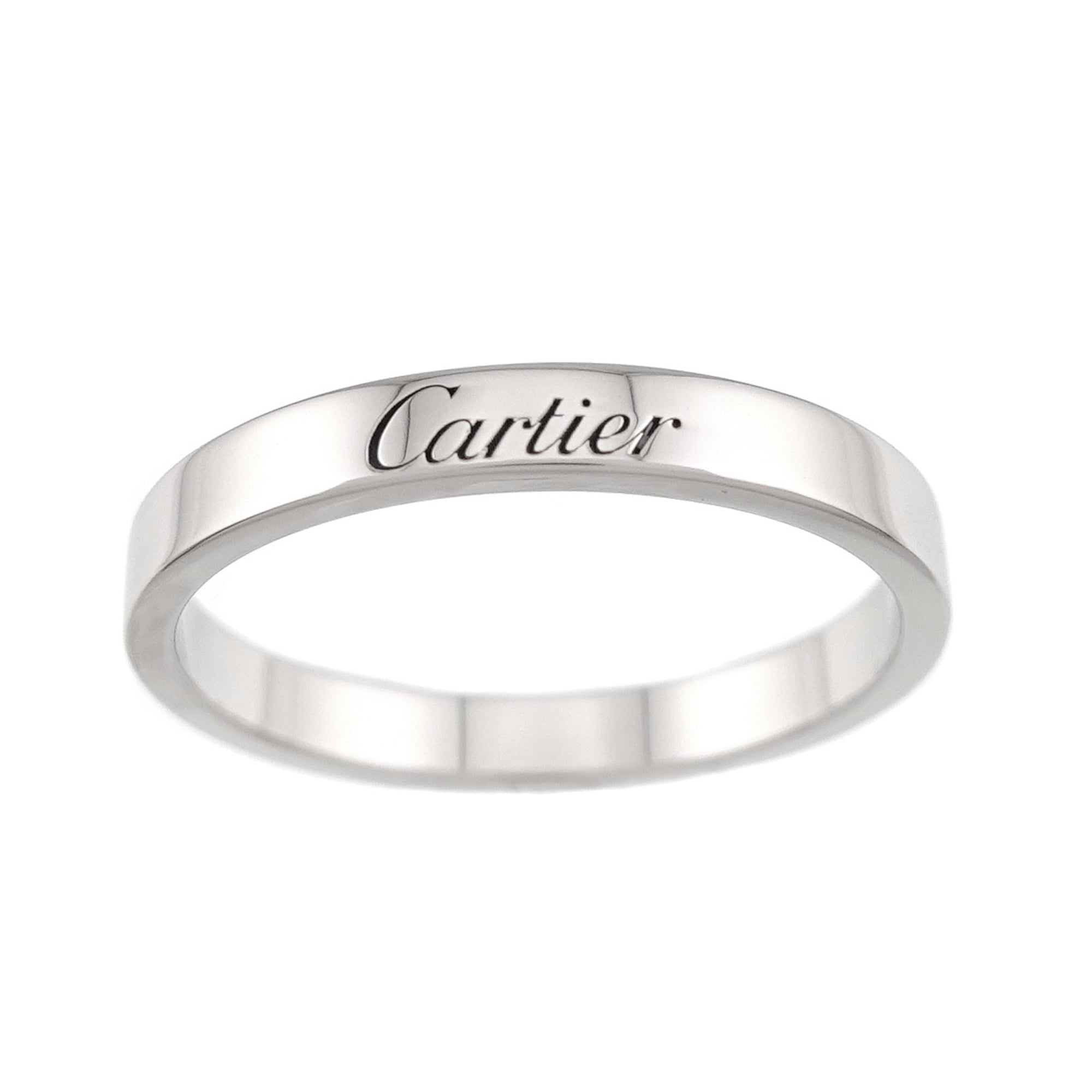 Cartier Platinum 950 Band Ring (Pre-Owned)