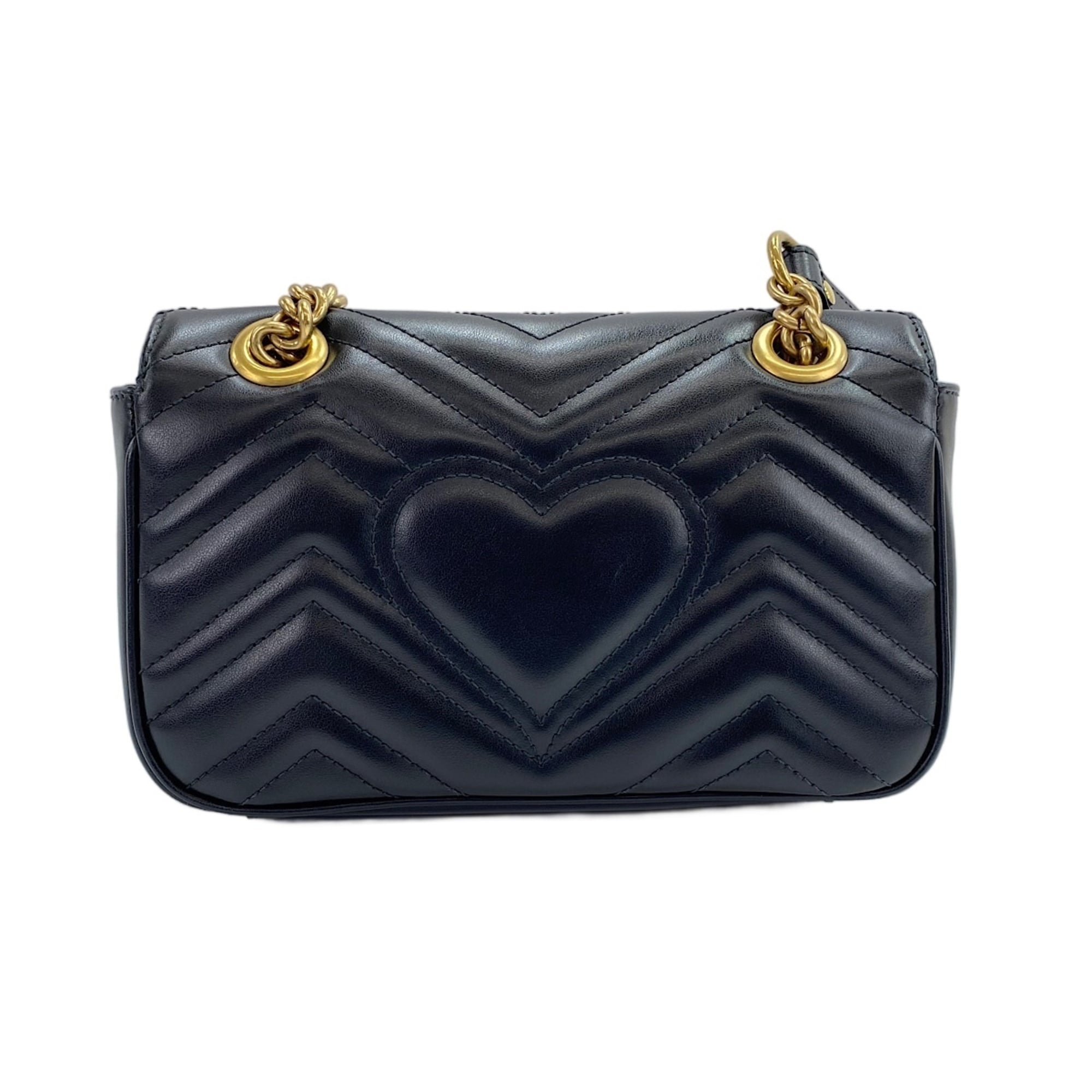 Gucci Gg Marmont Black Shoulder Bag (Pre-Owned)