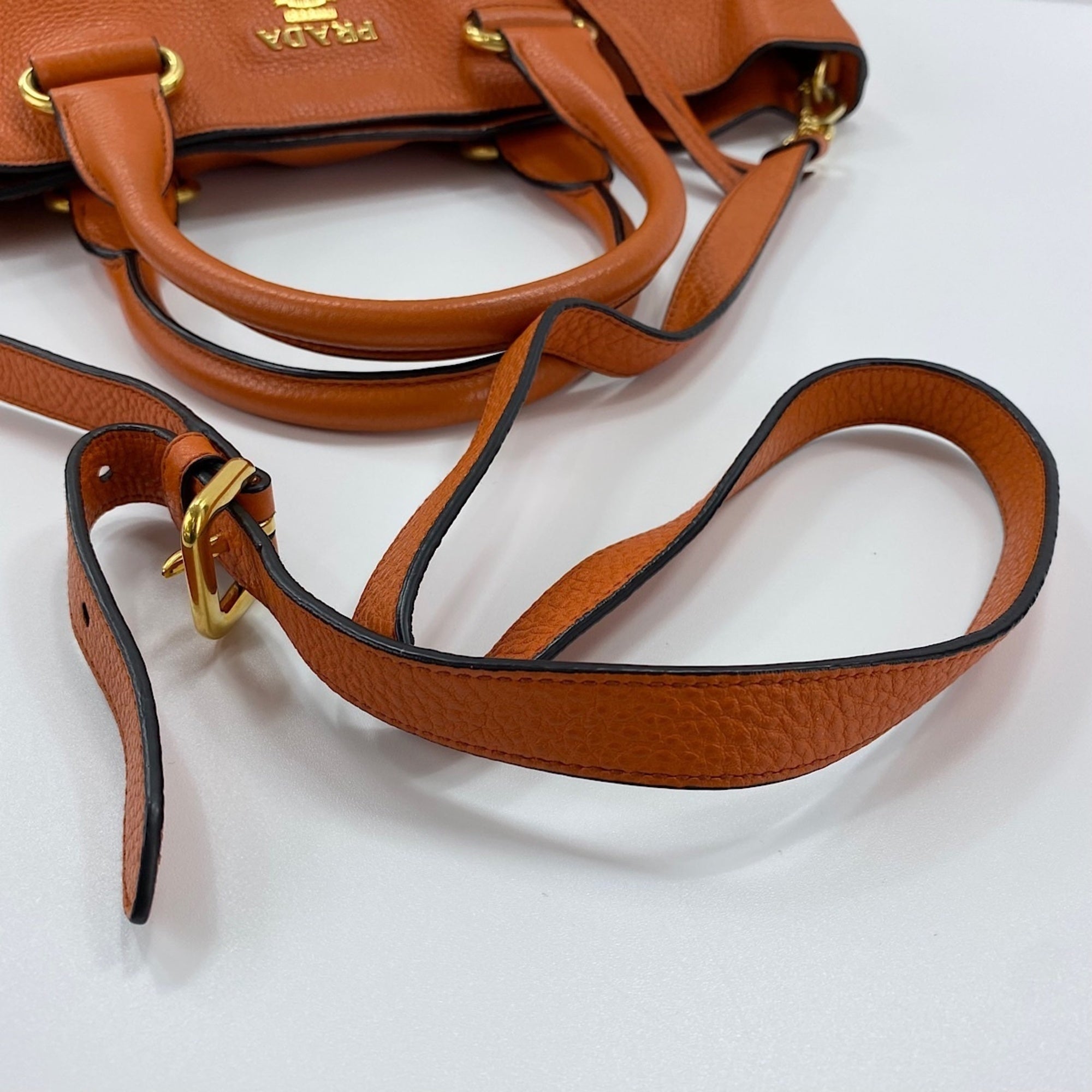 Prada Orange Tote Bag (Pre-Owned)