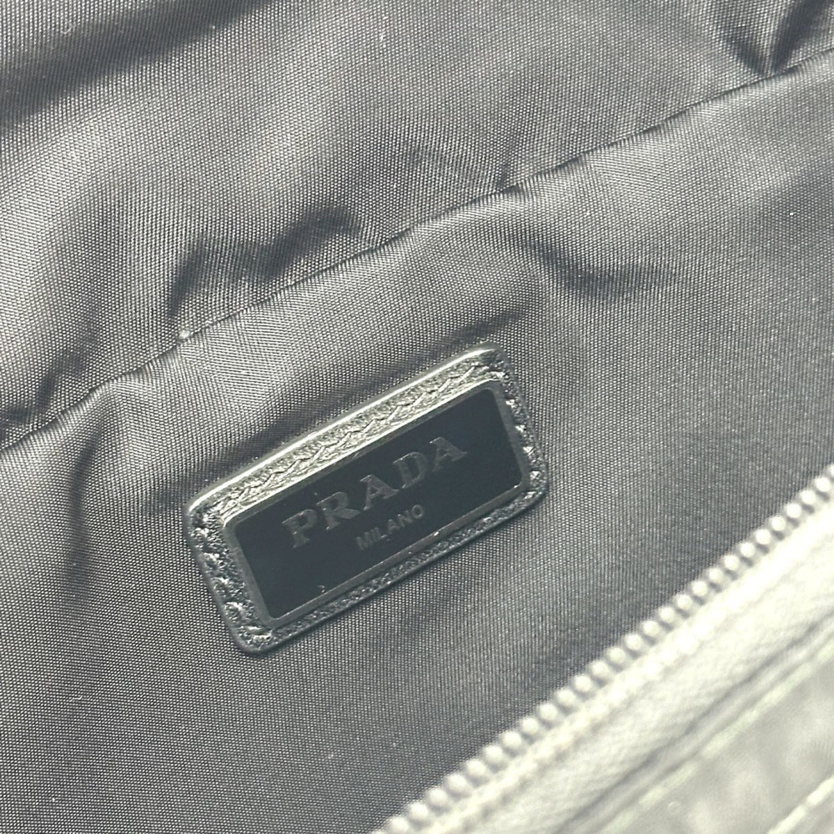 Prada Black Nylon Handbag Sling Bag (Pre-Owned)