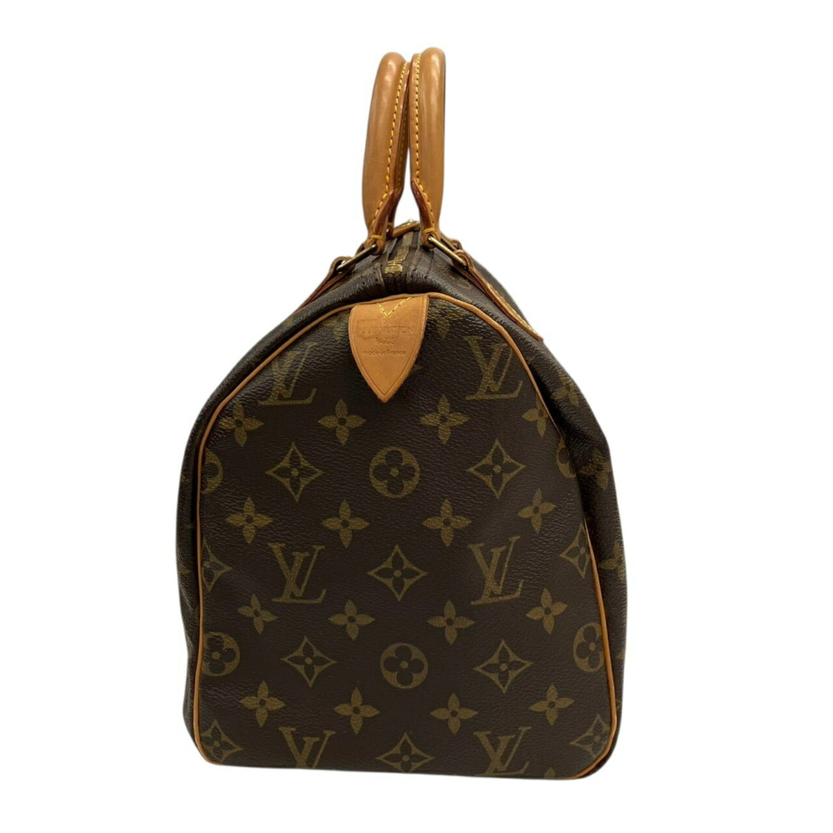 Louis Vuitton Brown Monogram Boston Bag Handbag (Pre-Owned)